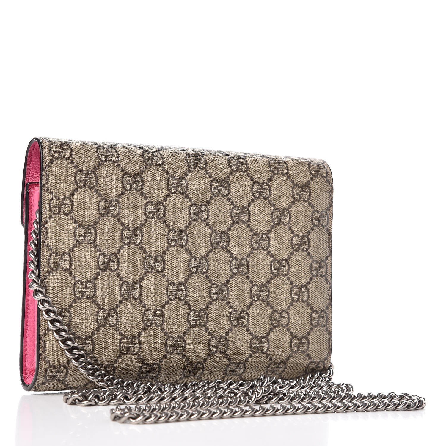 gucci wallet on chain pink