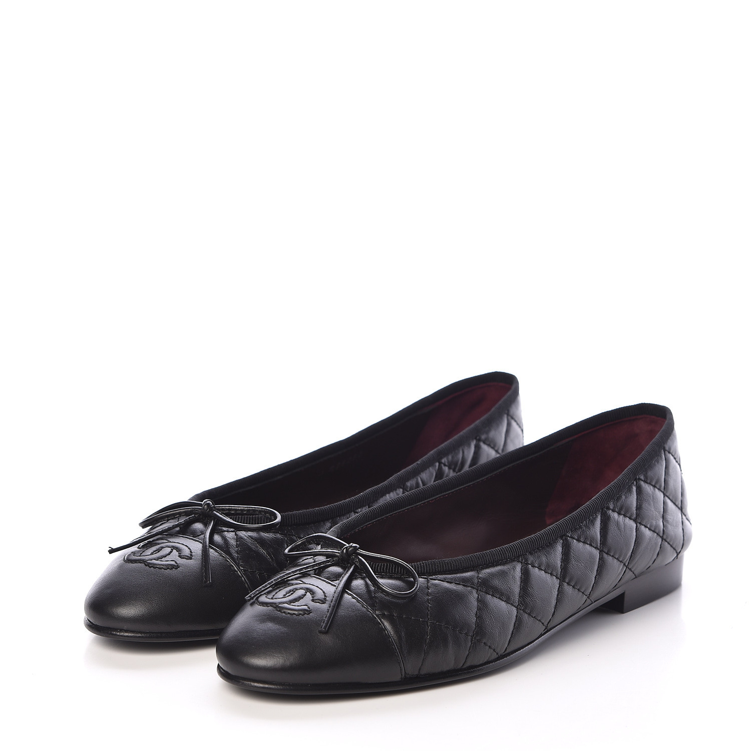 quilted chanel ballet flats