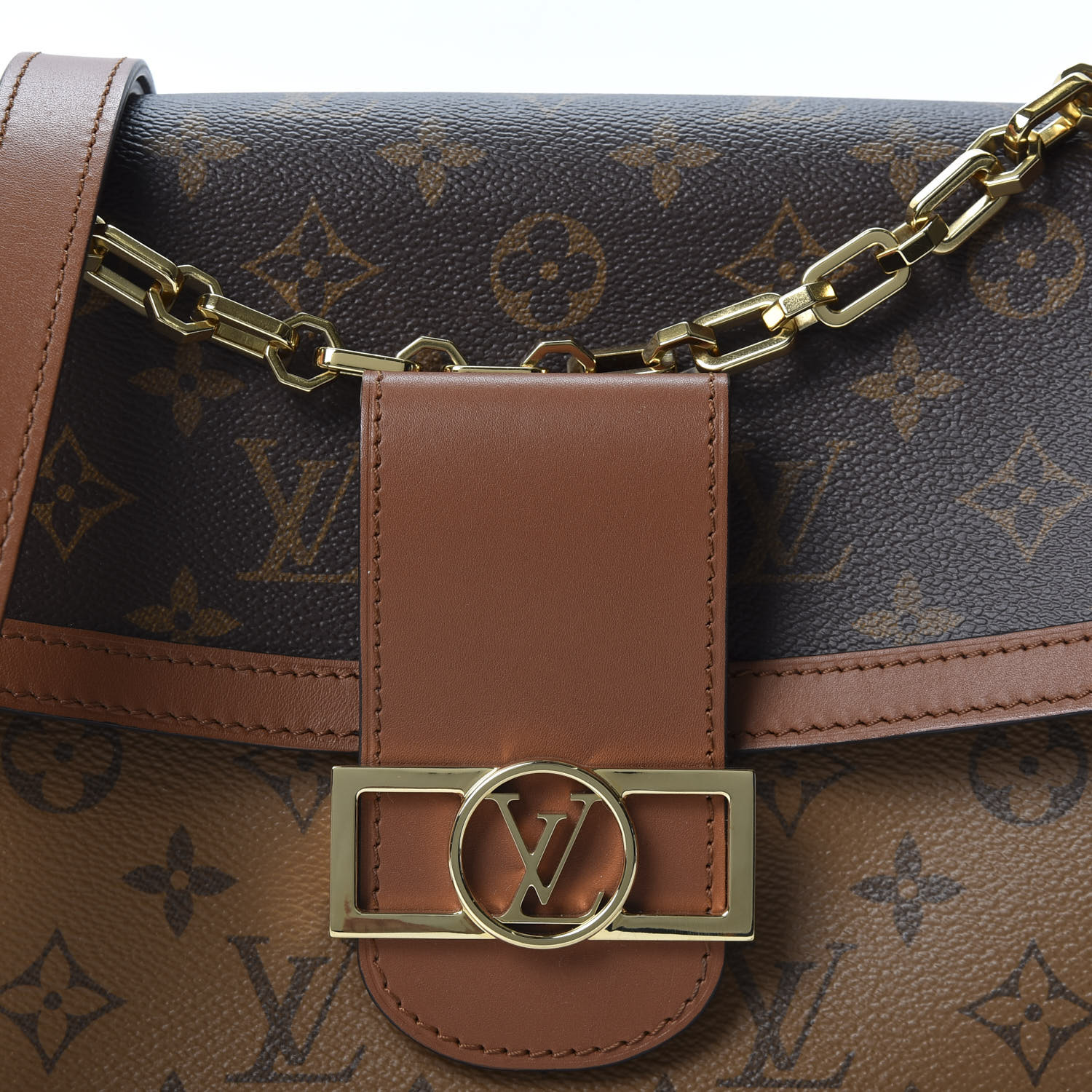 Sell Louis Vuitton Monogram Dauphine 25MM Reversible Belt - Brown