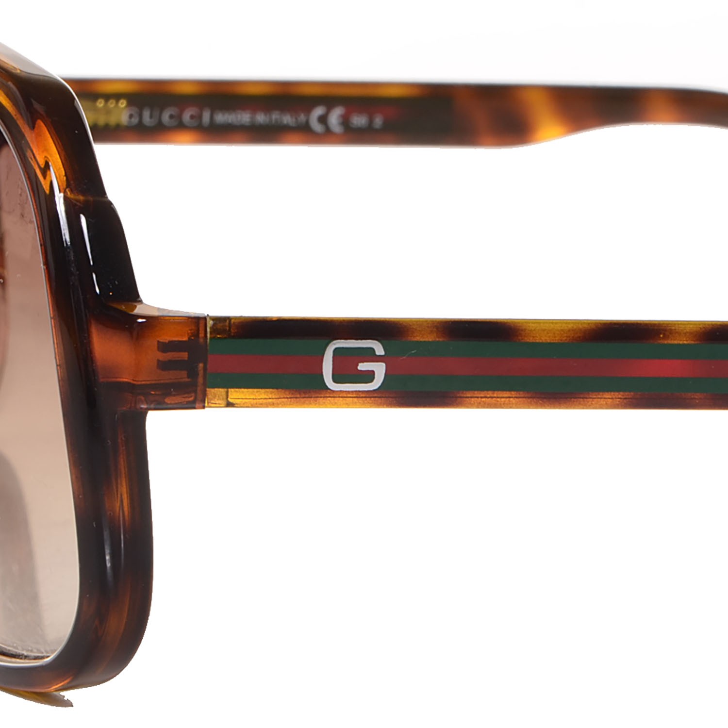 gucci aviator tortoise