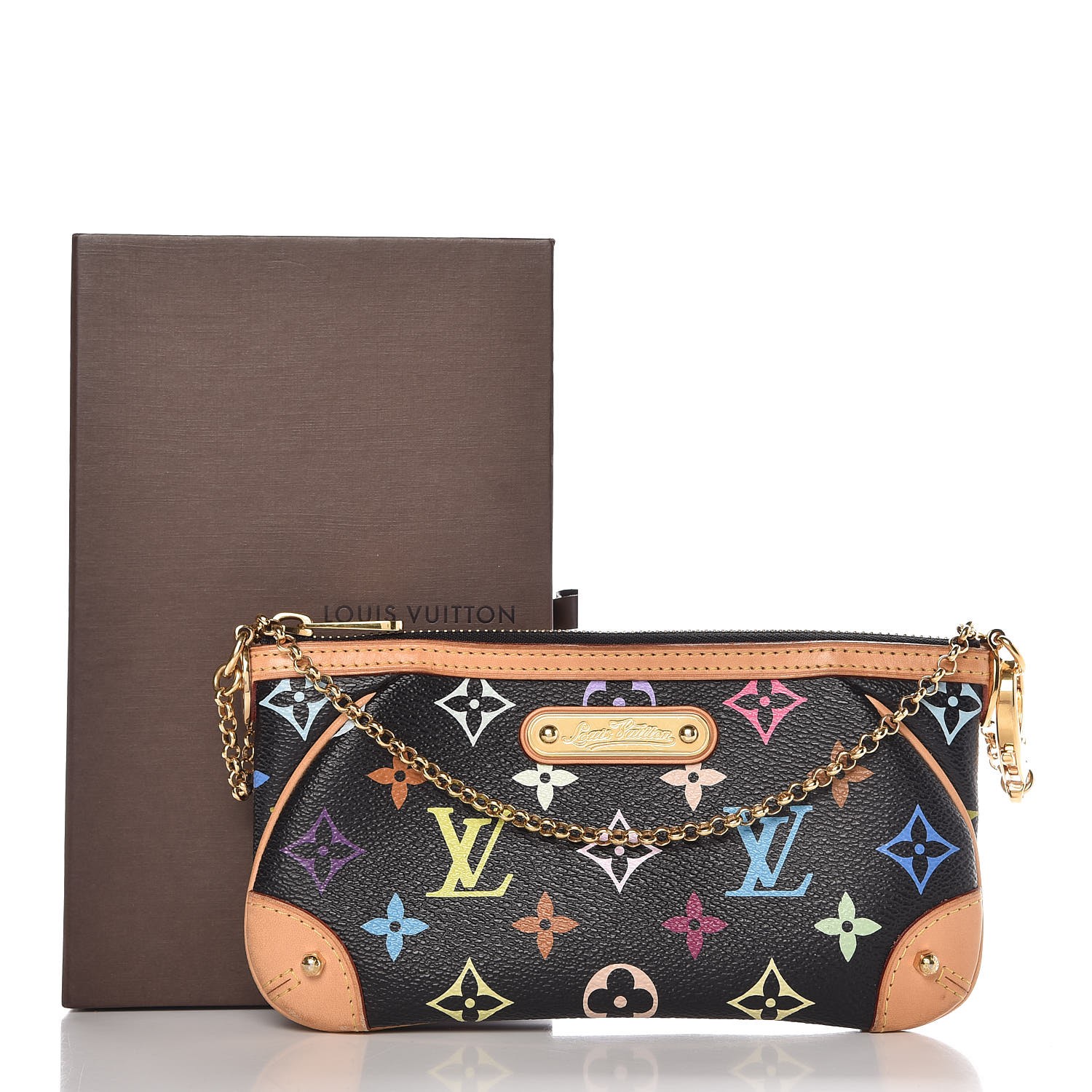 louis vuitton multicolor milla clutch