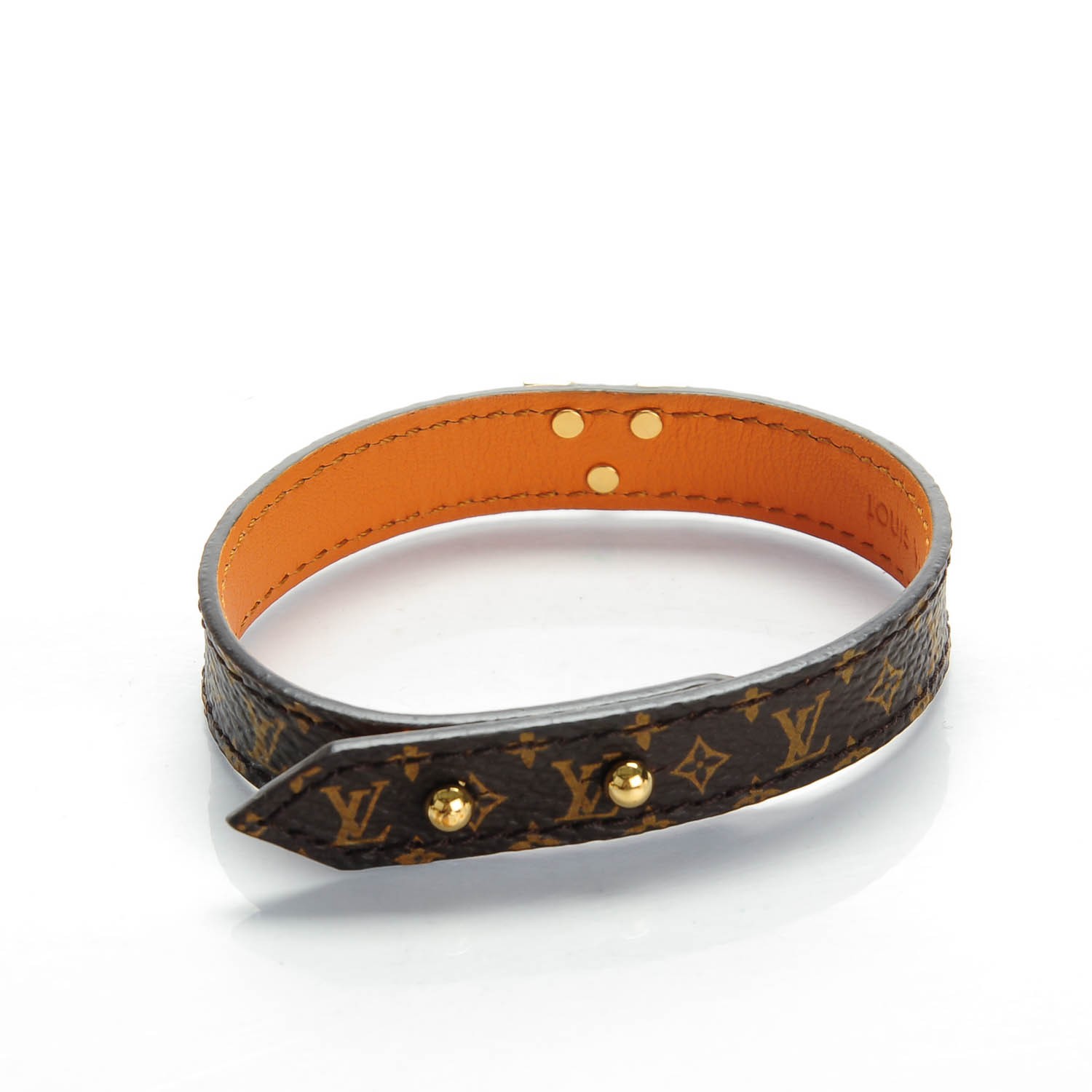 LOUIS VUITTON Monogram Essential V Bracelet 19 135794