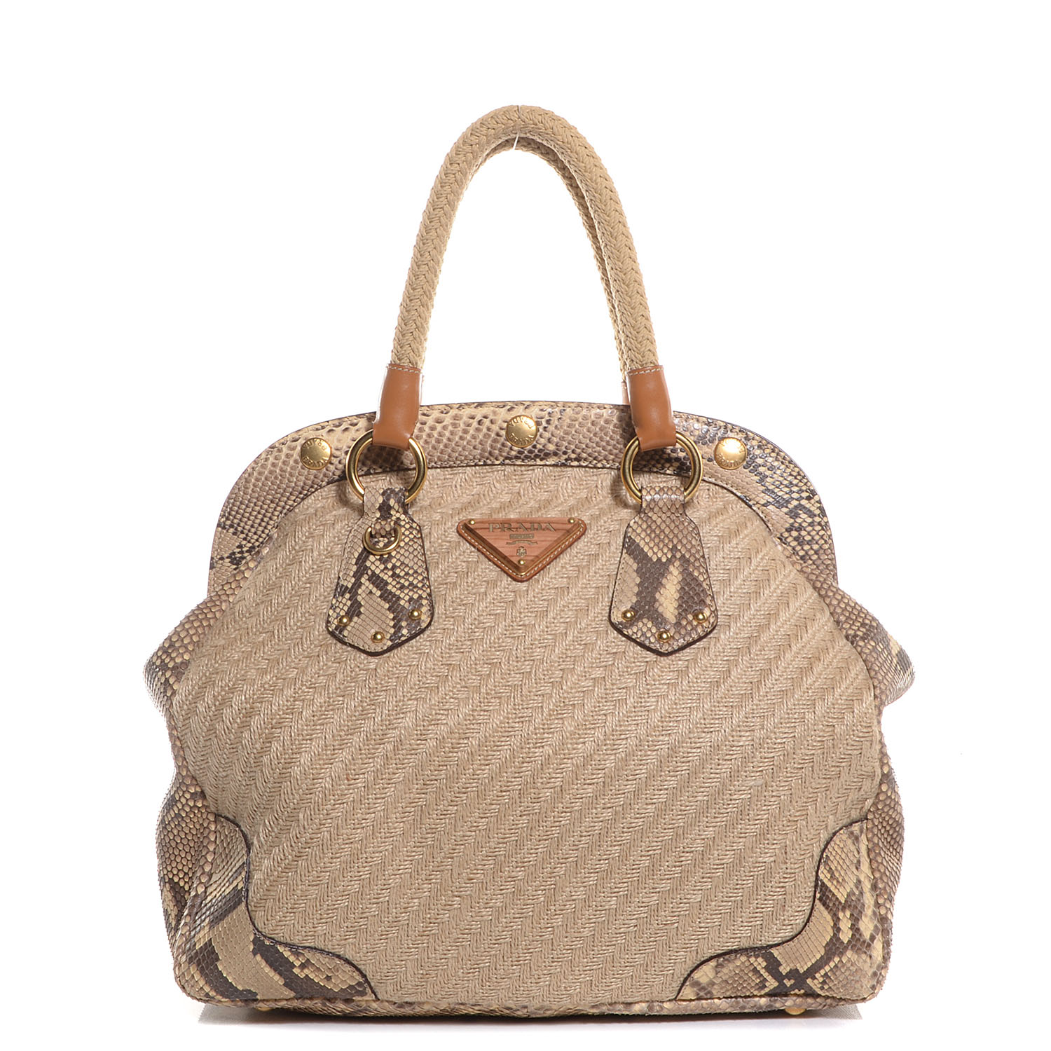 prada jute bag