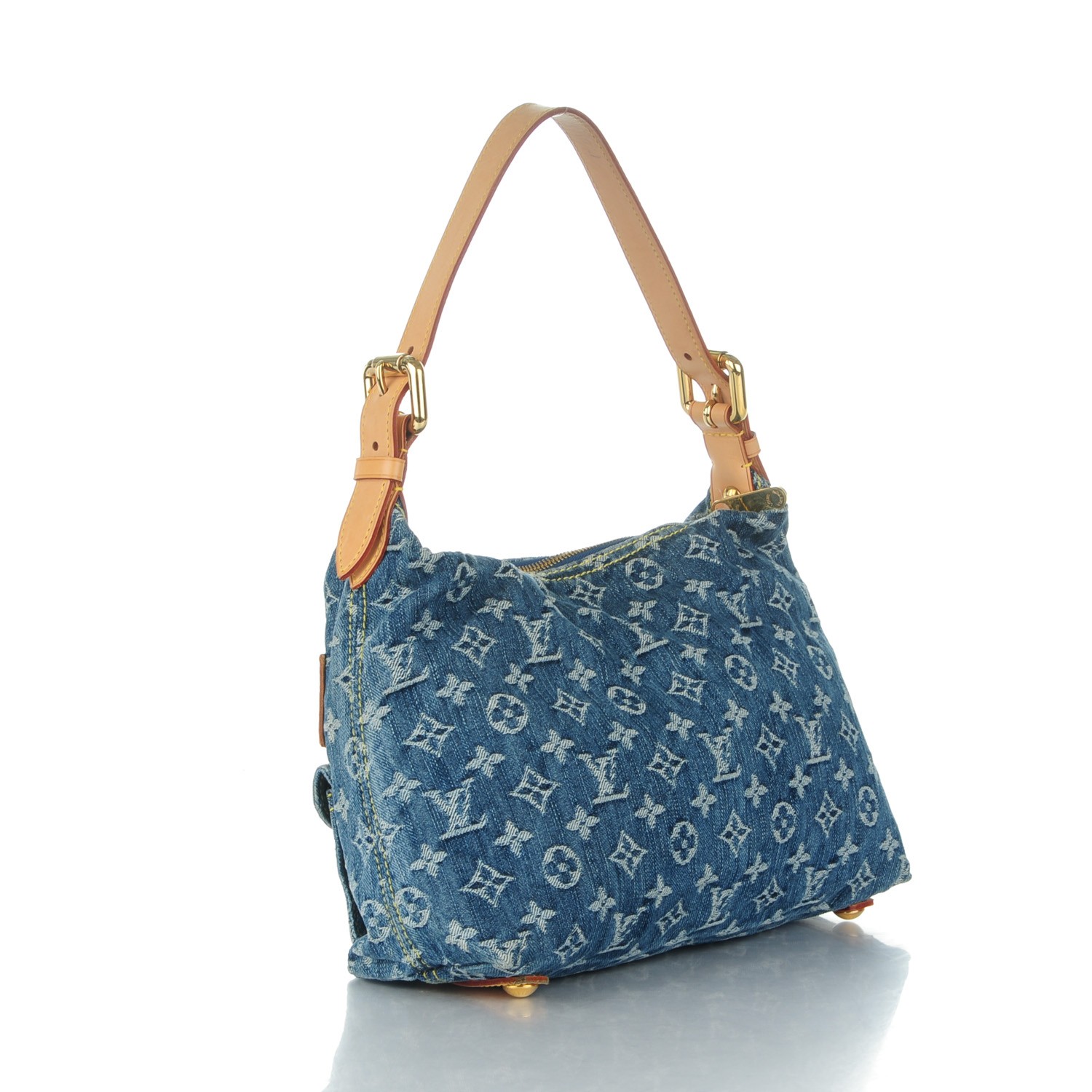 lv baggy pm denim LOUIS VUITTON Denim Baggy PM Blue 182978