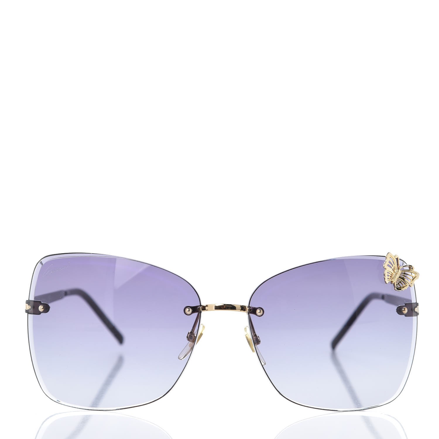 gucci shades with butterfly