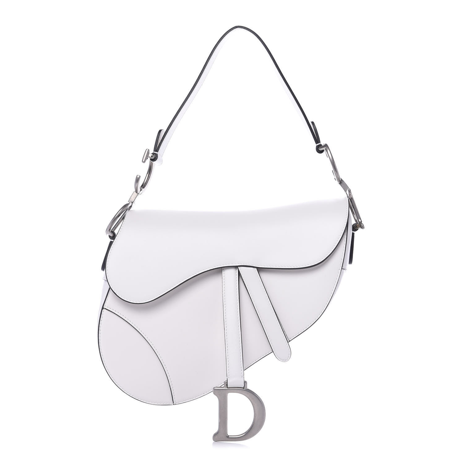 white saddle bag dior