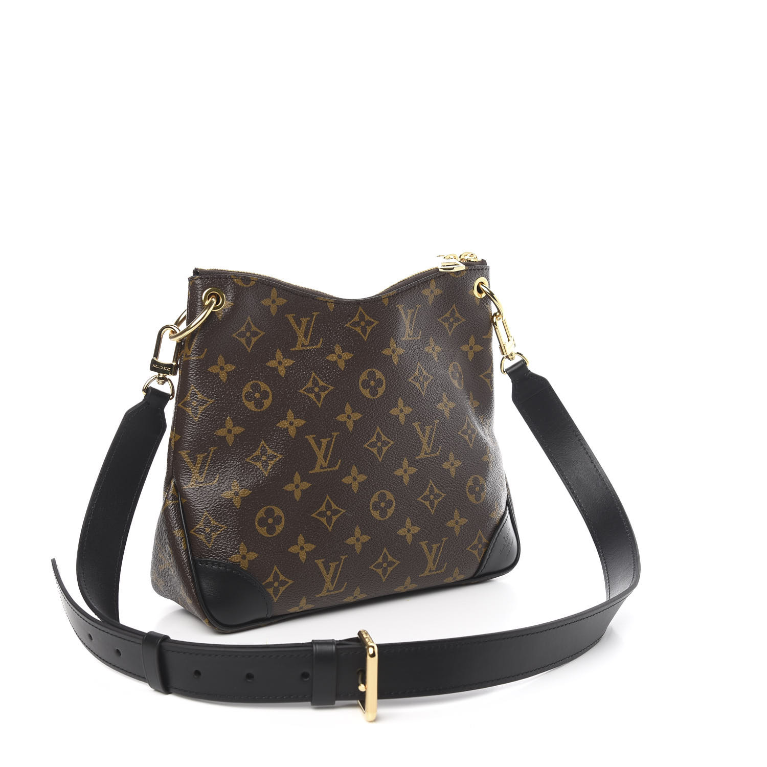 LOUIS VUITTON Monogram Odeon PM Black 602264 | FASHIONPHILE