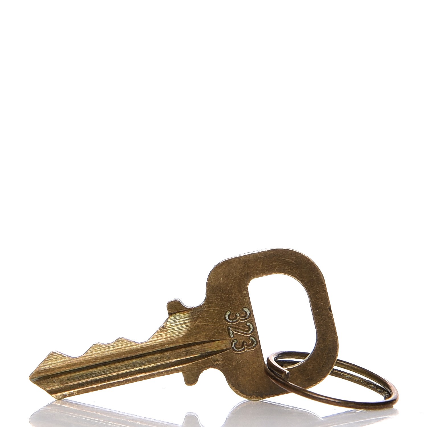 LOUIS VUITTON Brass Lock and Key Set #323 218326