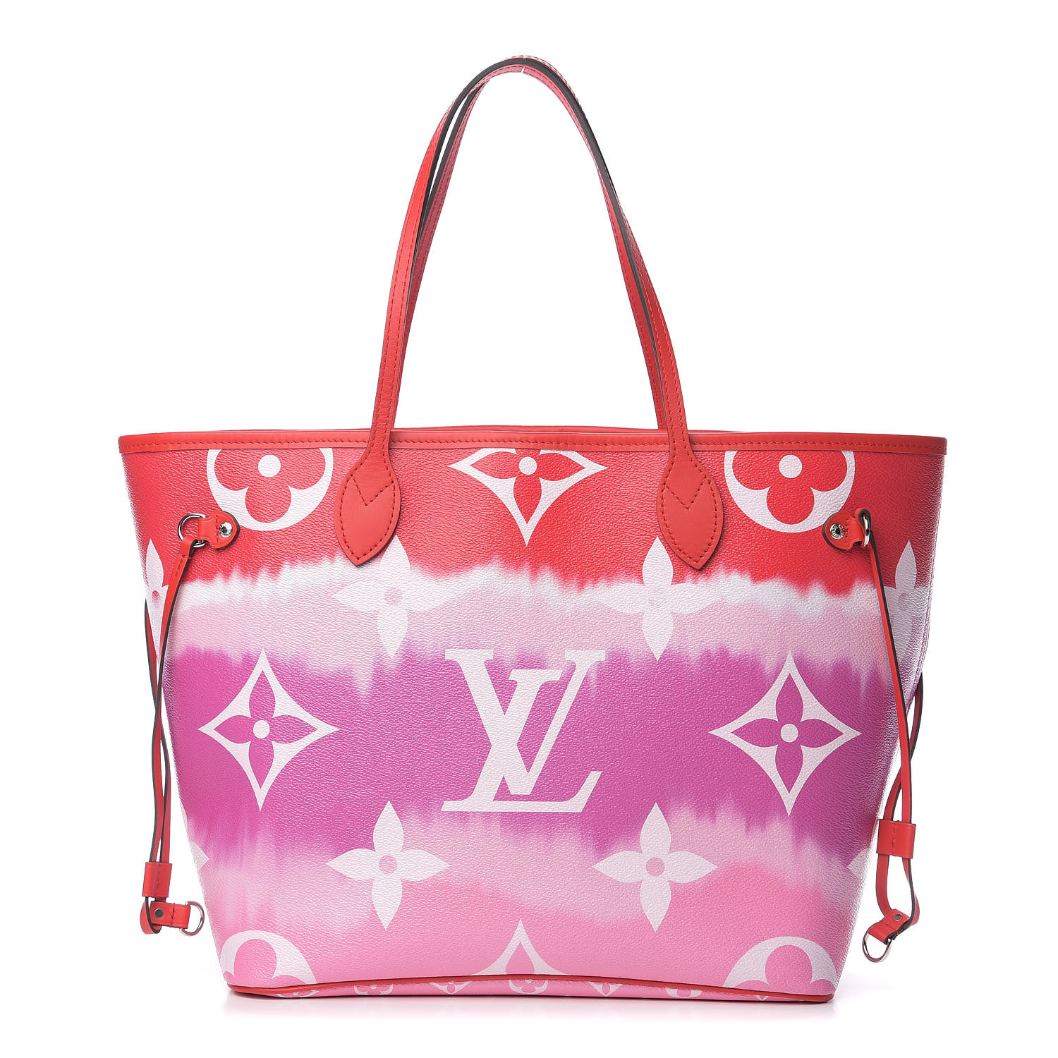 LOUIS VUITTON Monogram Escale Neverfull MM Rouge 558423