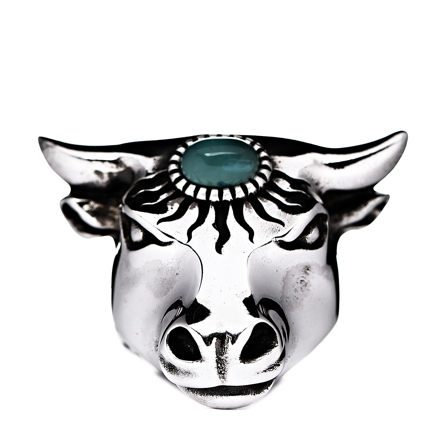 gucci bull head ring