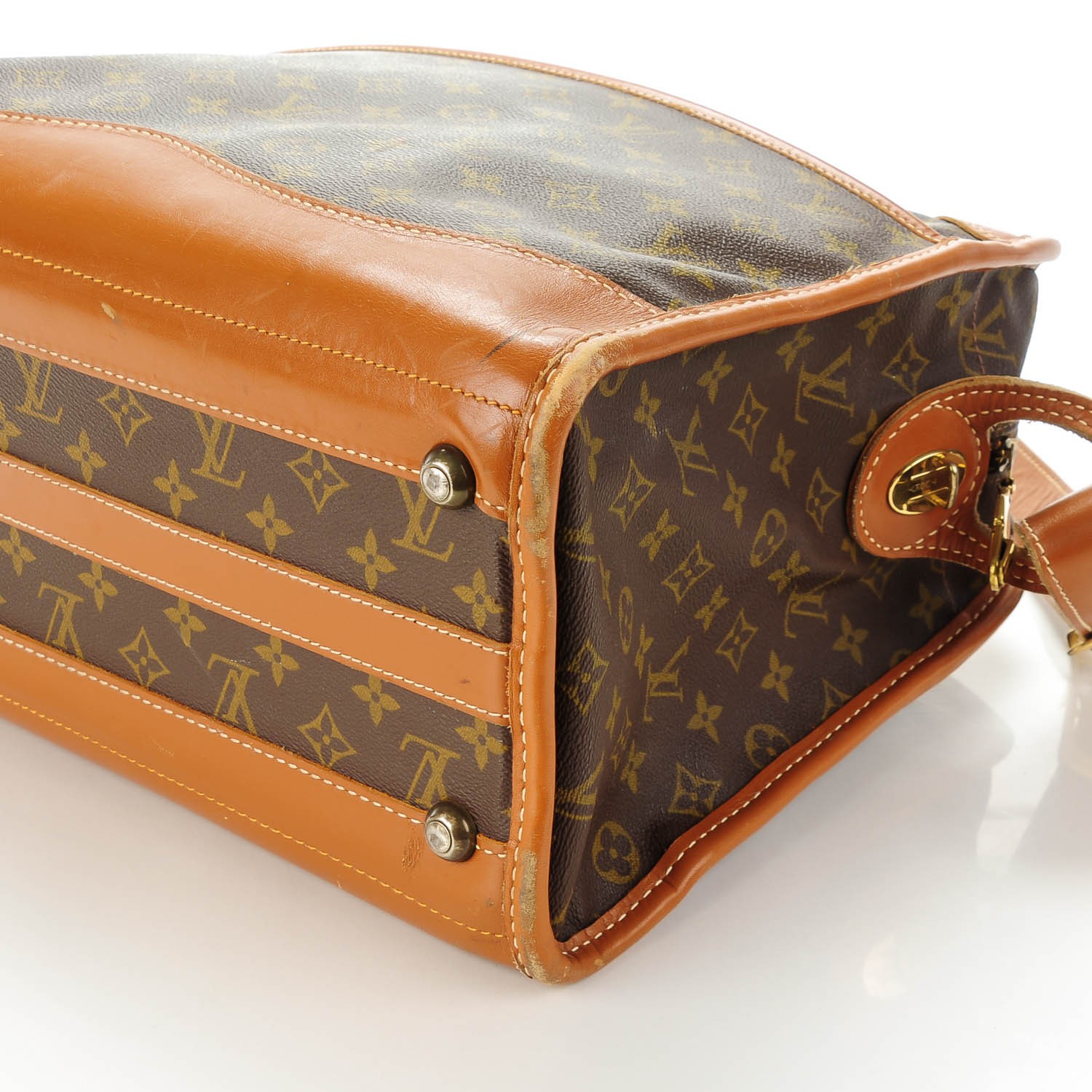 LOUIS VUITTON French Company Weekend Bag 135178