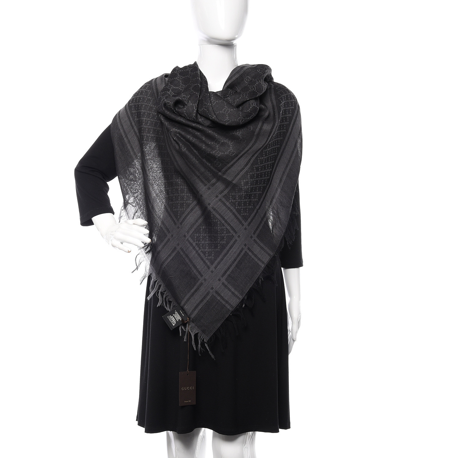 gucci wool shawl