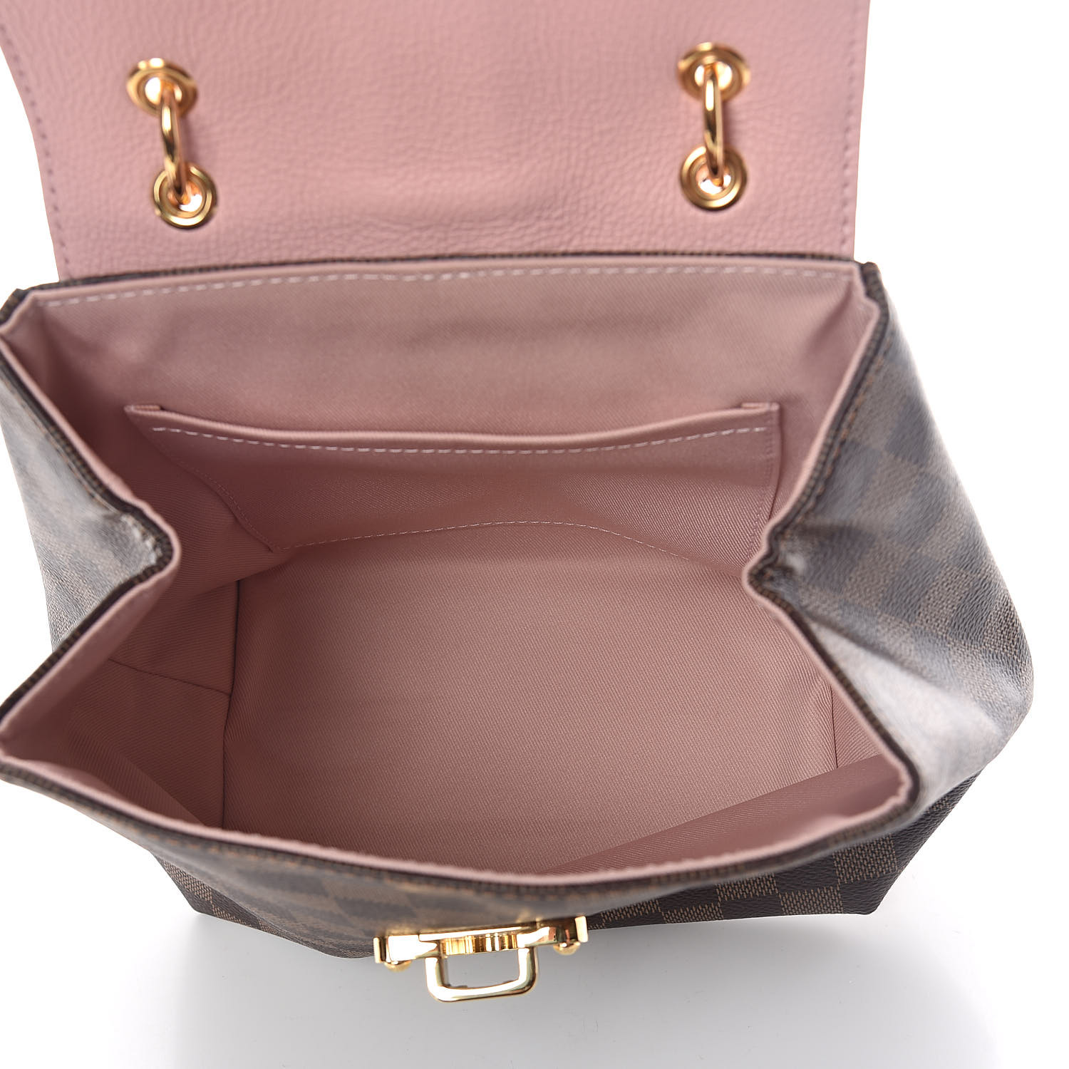 louis vuitton clapton pm magnolia LOUIS VUITTON Damier Ebene Clapton Backpack Magnolia 513016
