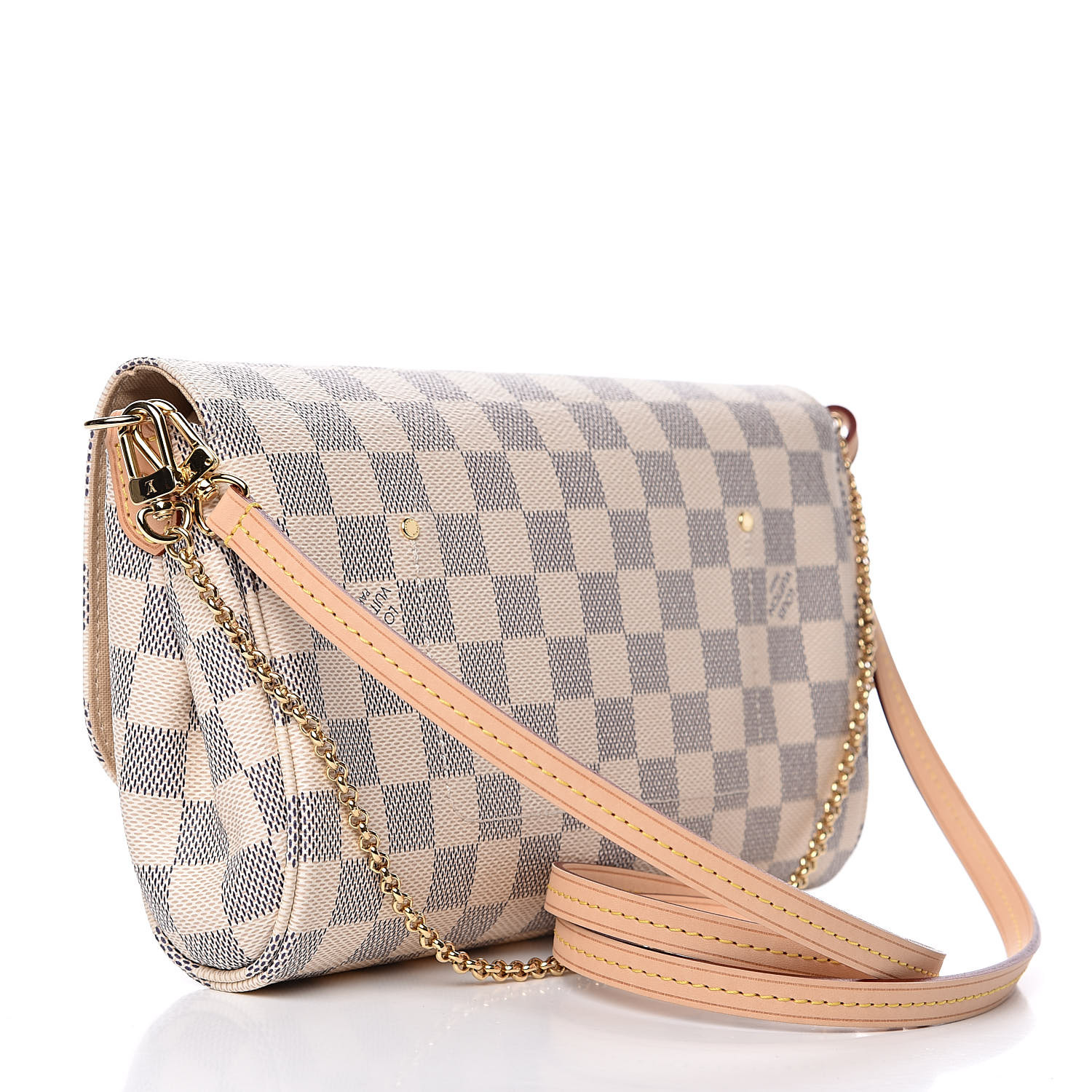 LOUIS VUITTON Damier Azur Favorite MM 513177