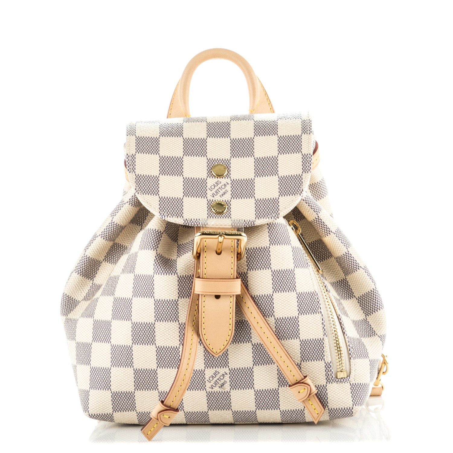 Louis Vuitton Sperone Bb White Damier Azur Canvas Backpack