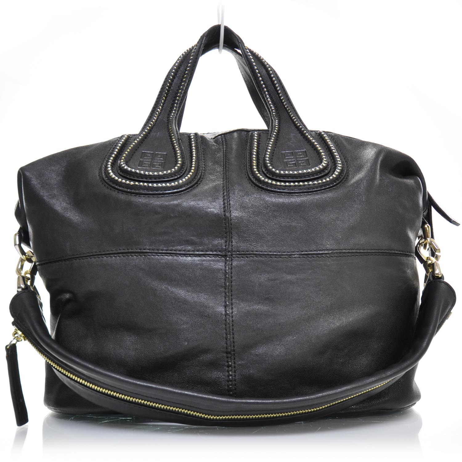 GIVENCHY Leather Studded Nightingale Black 24004 | FASHIONPHILE