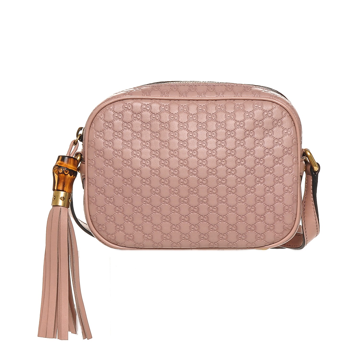 GUCCI Microguccissima Sunshine Disco Crossbody Bag Light Pink 189536