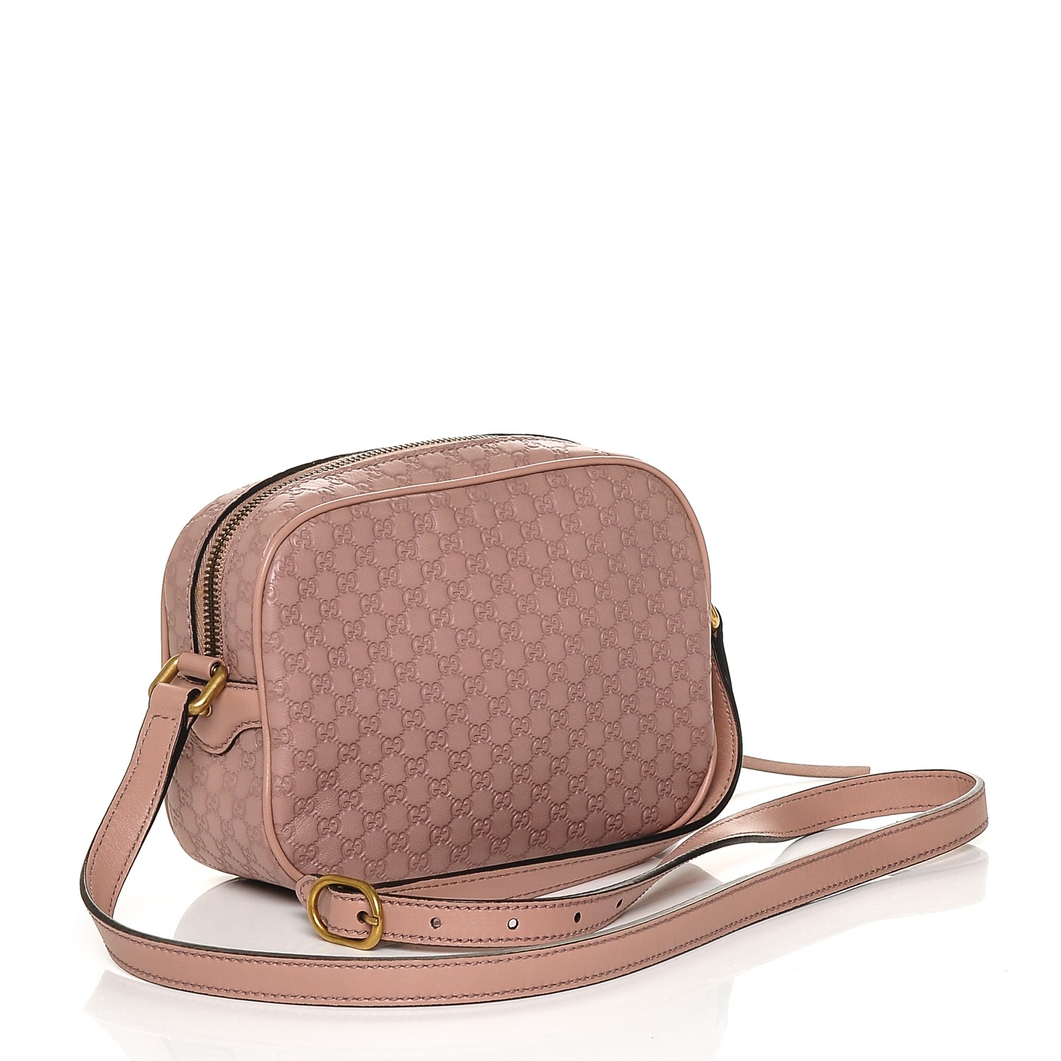 GUCCI Microguccissima Sunshine Disco Crossbody Bag Light Pink 189536