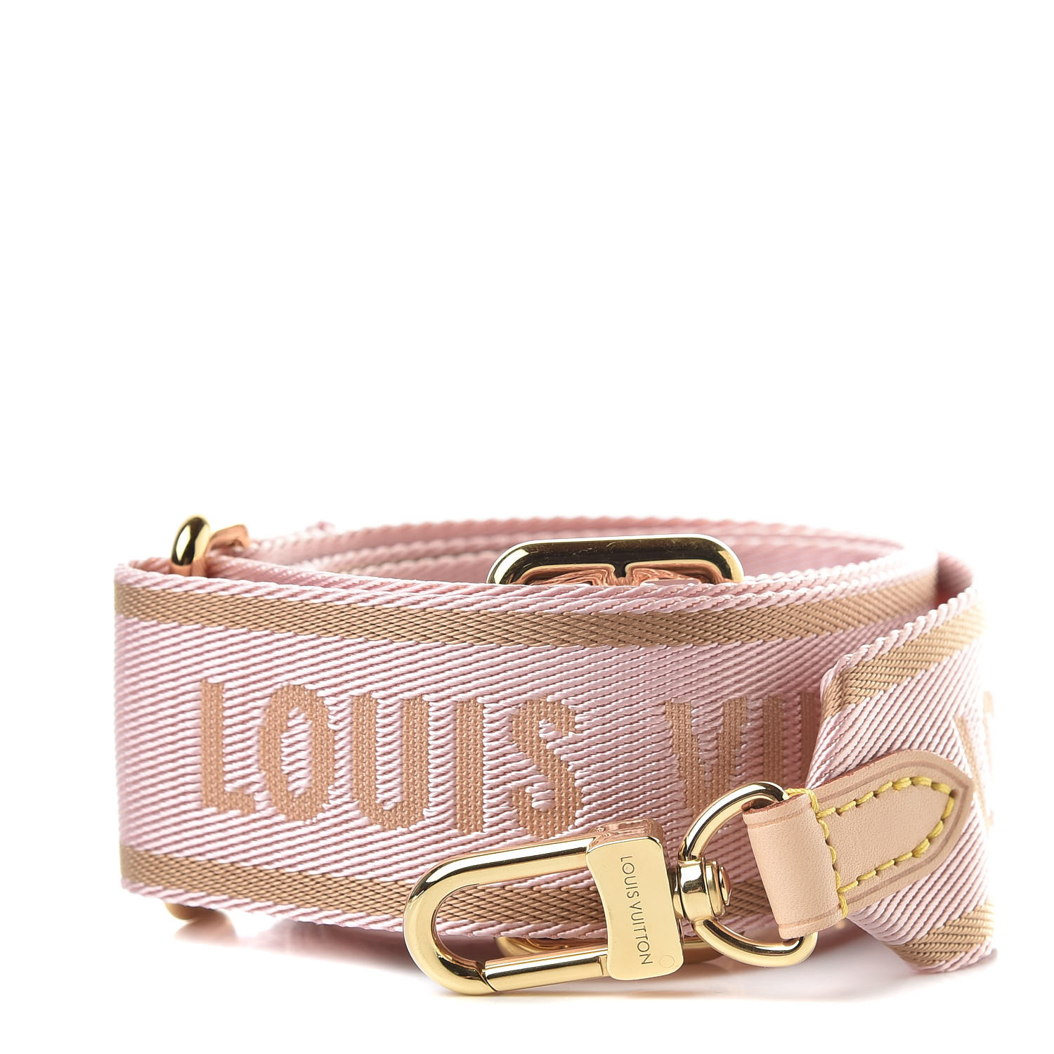 cheap louis vuitton bag strap LOUIS VUITTON Monogram Multi Pochette Accessories Shoulder Strap Rose Clair 515006