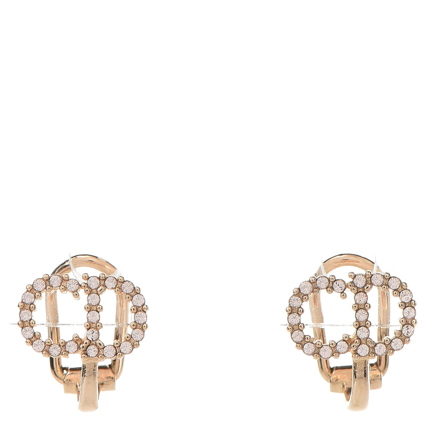 christian dior clip on earrings