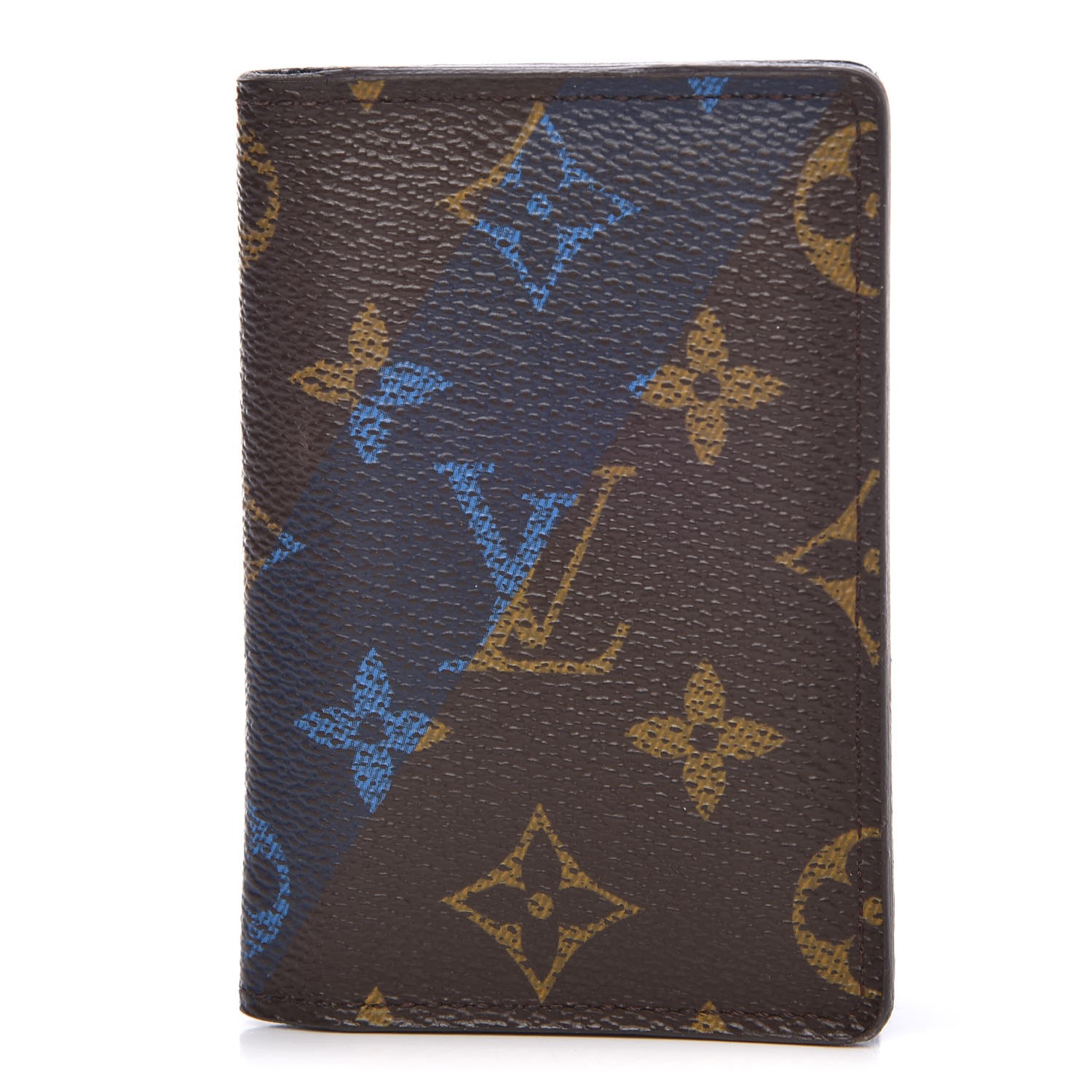 Louis Vuitton Watercolor Multicolor Monogram Logo Pocket Organizer Card  Wallet