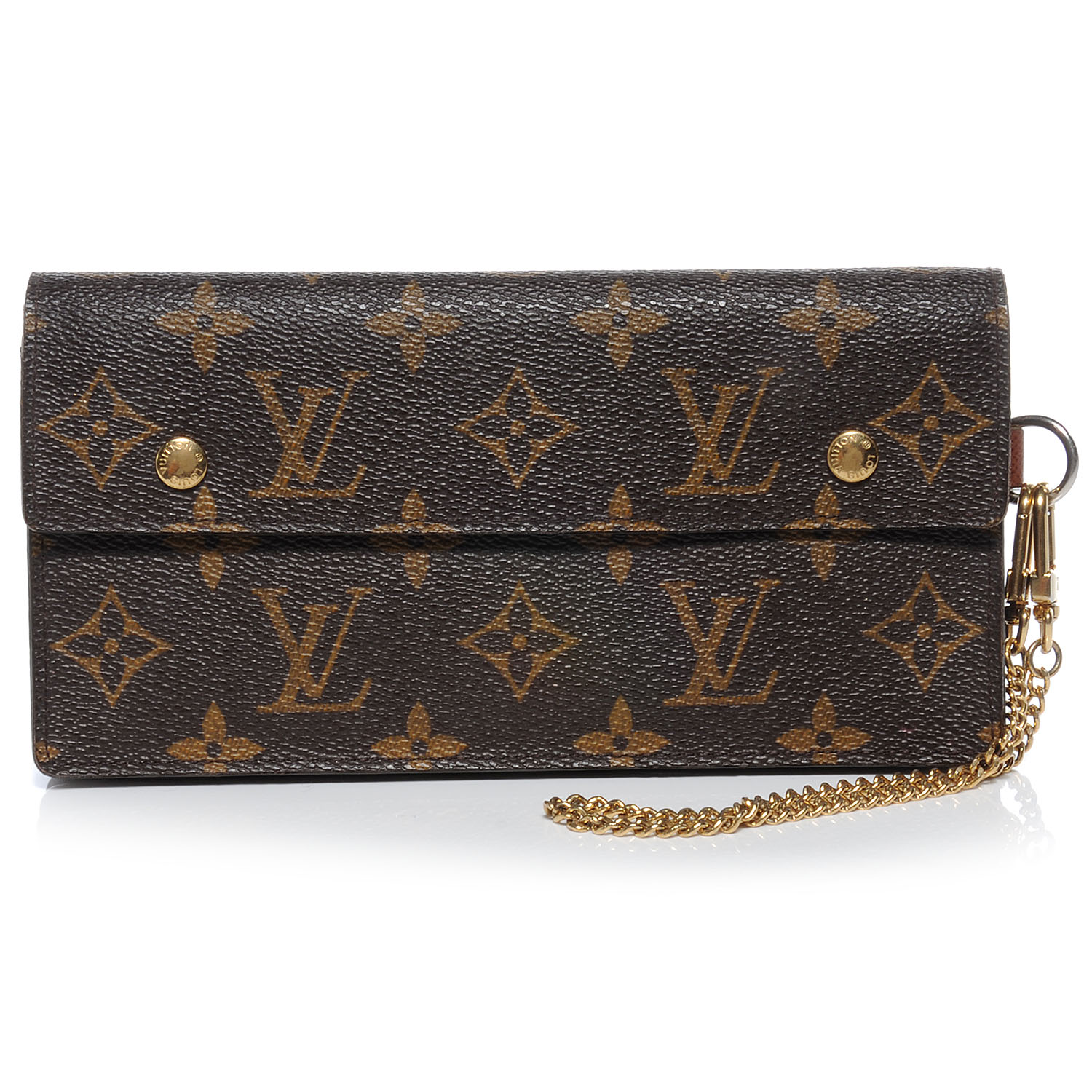 LOUIS VUITTON Monogram Accordeon Wallet 56089 LOUIS VUITTON Monogram Accordeon Wallet 56089