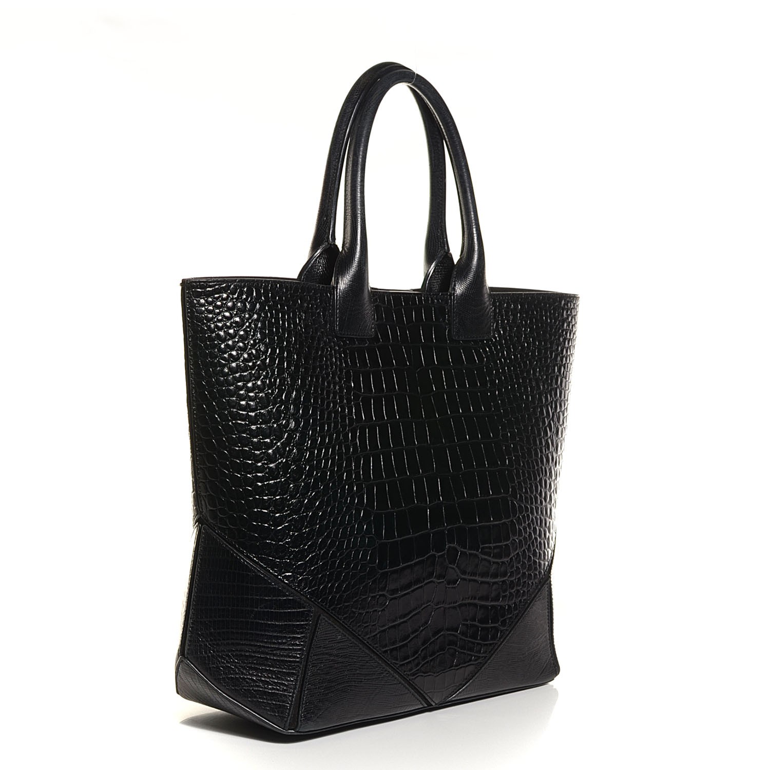 GIVENCHY Croc Stamped Easy Tote Black 99838
