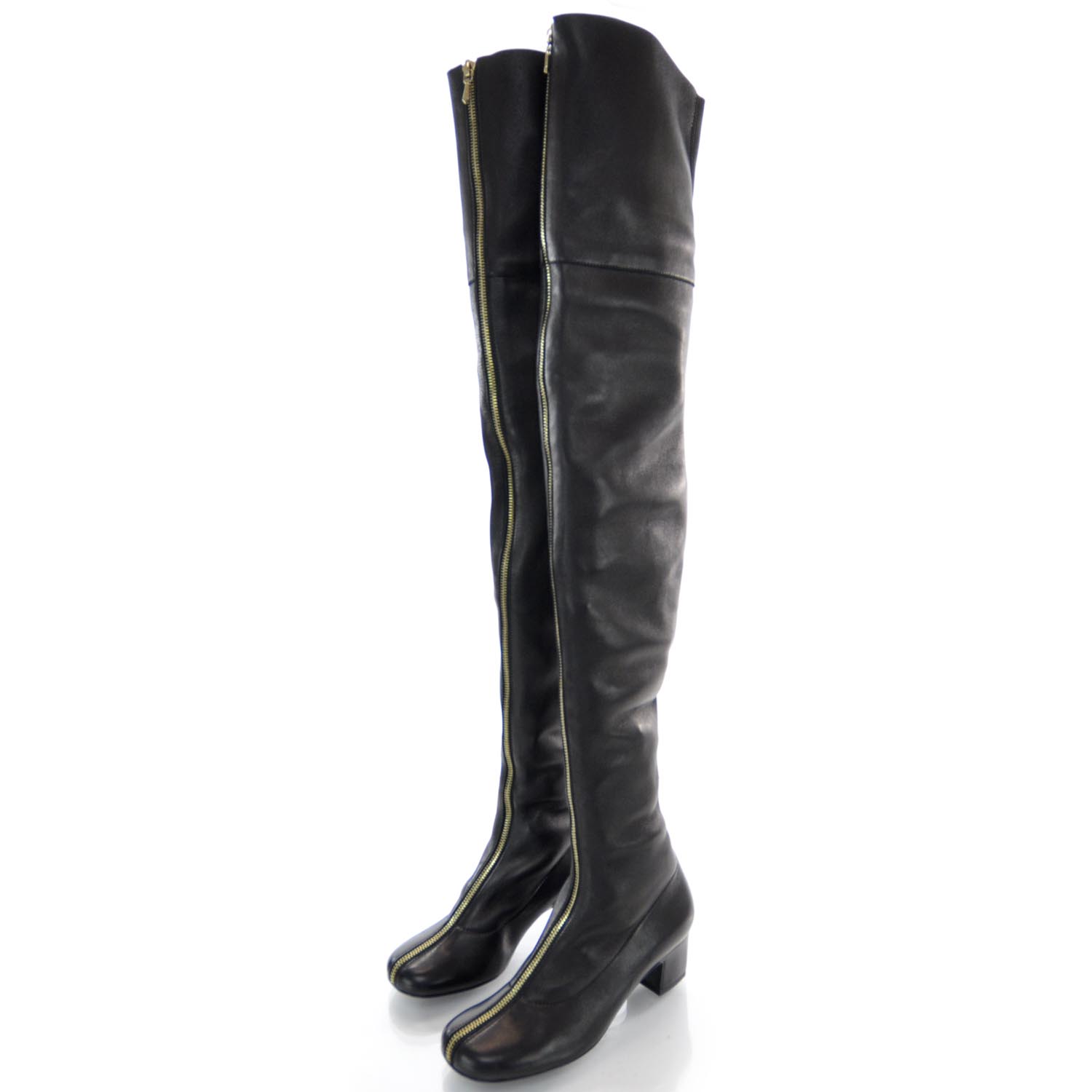 chanel over the knee boots 2017