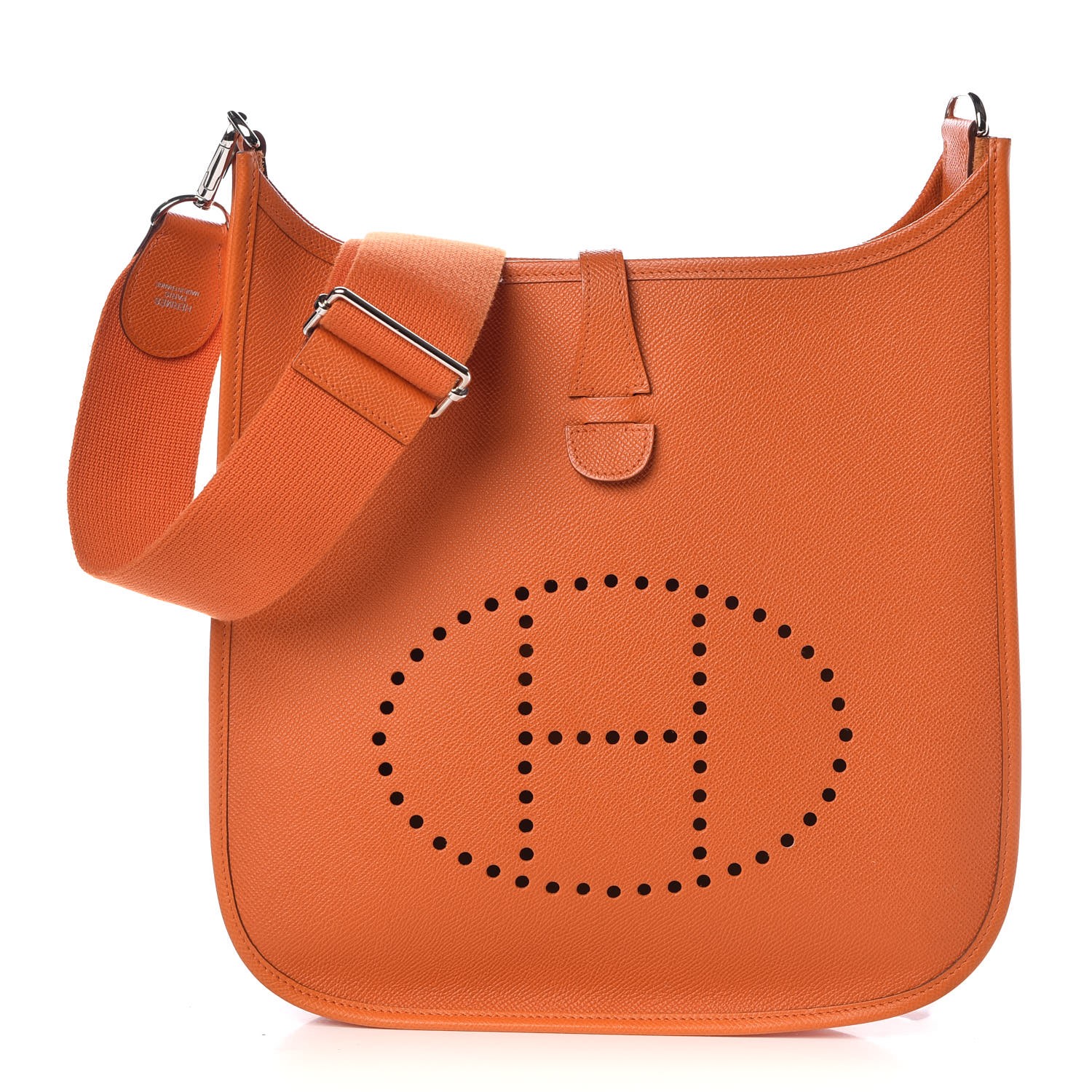 HERMES Epsom Evelyne III PM Orange 350323