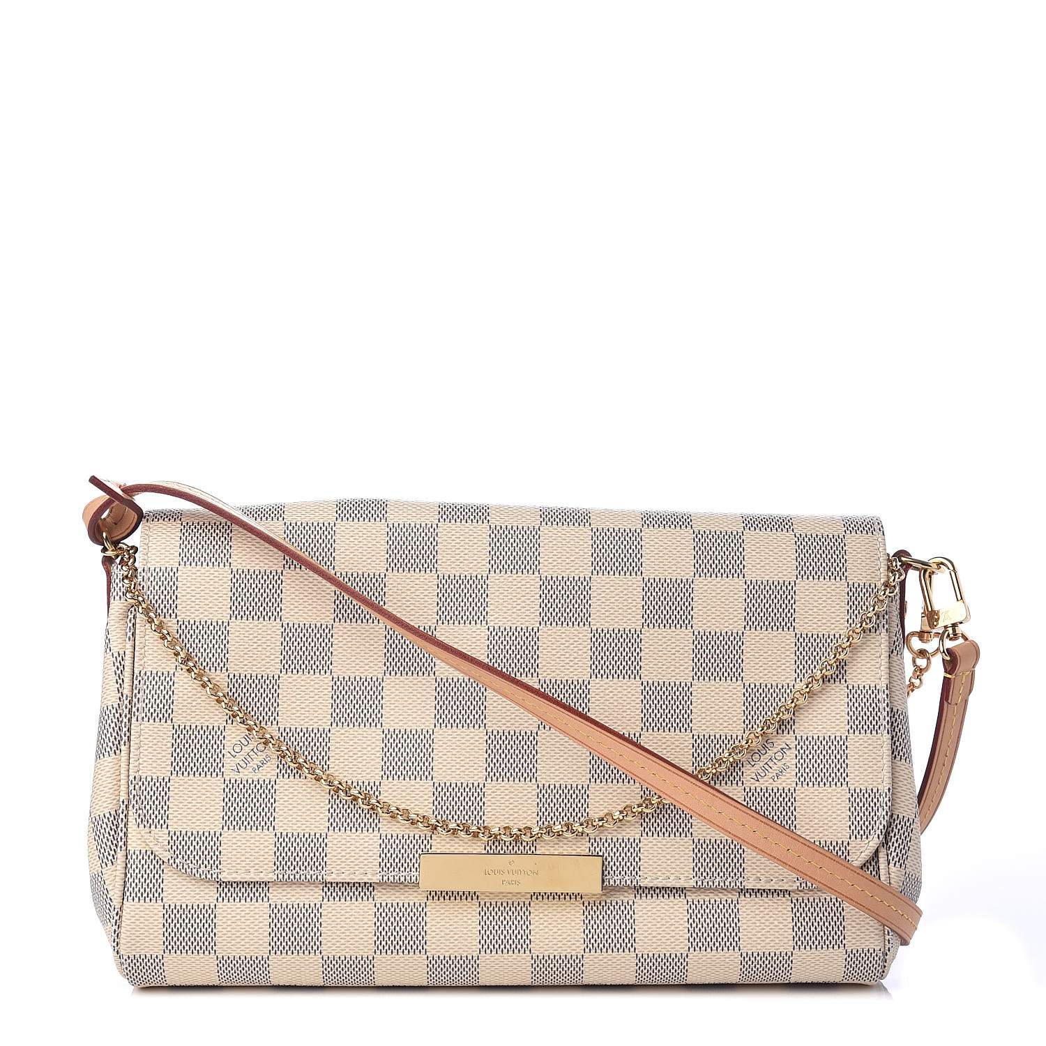 louis vuitton favorite mm damier azur