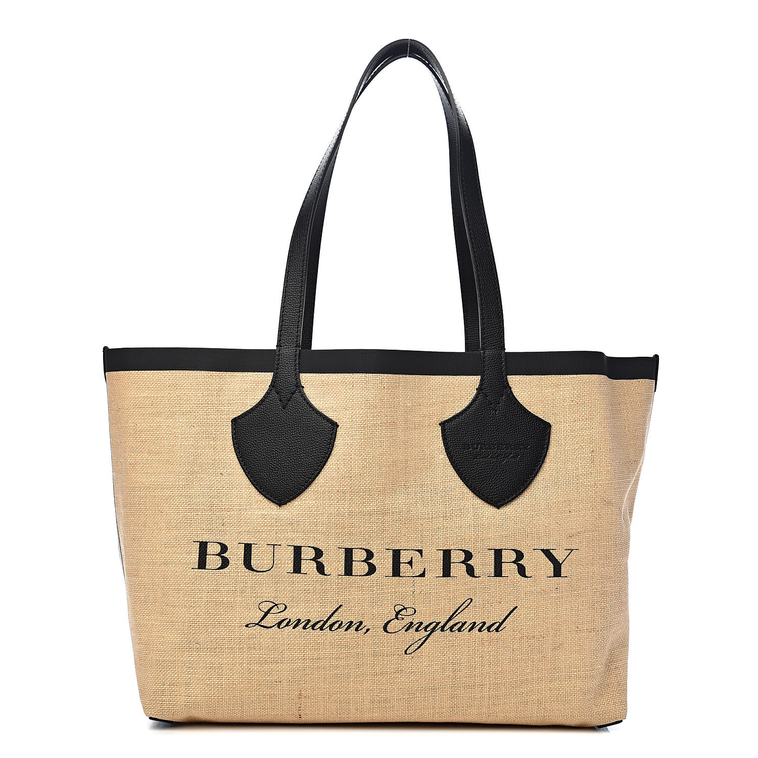 burberry tote bag black