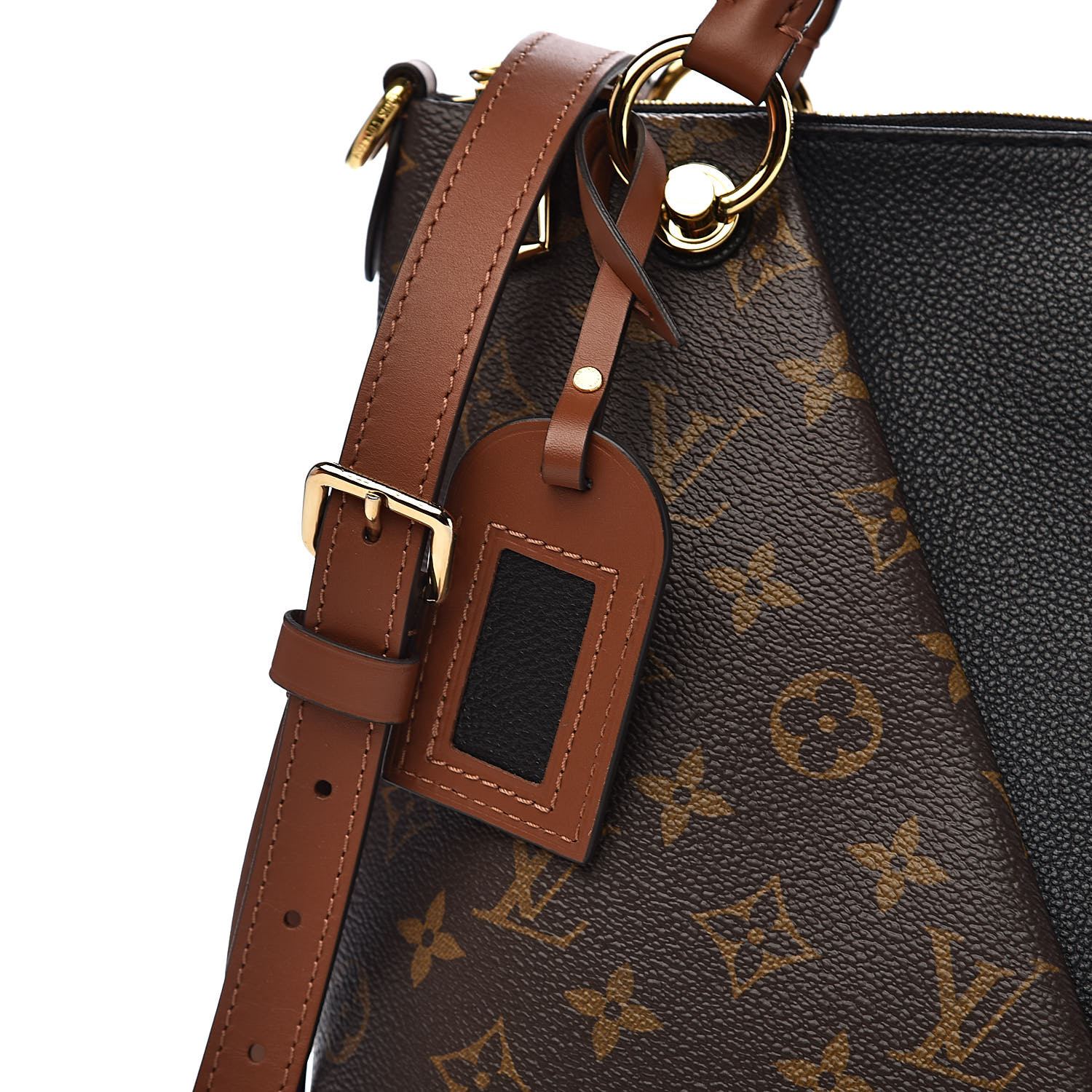 LOUIS VUITTON Monogram V Tote MM Black 532368