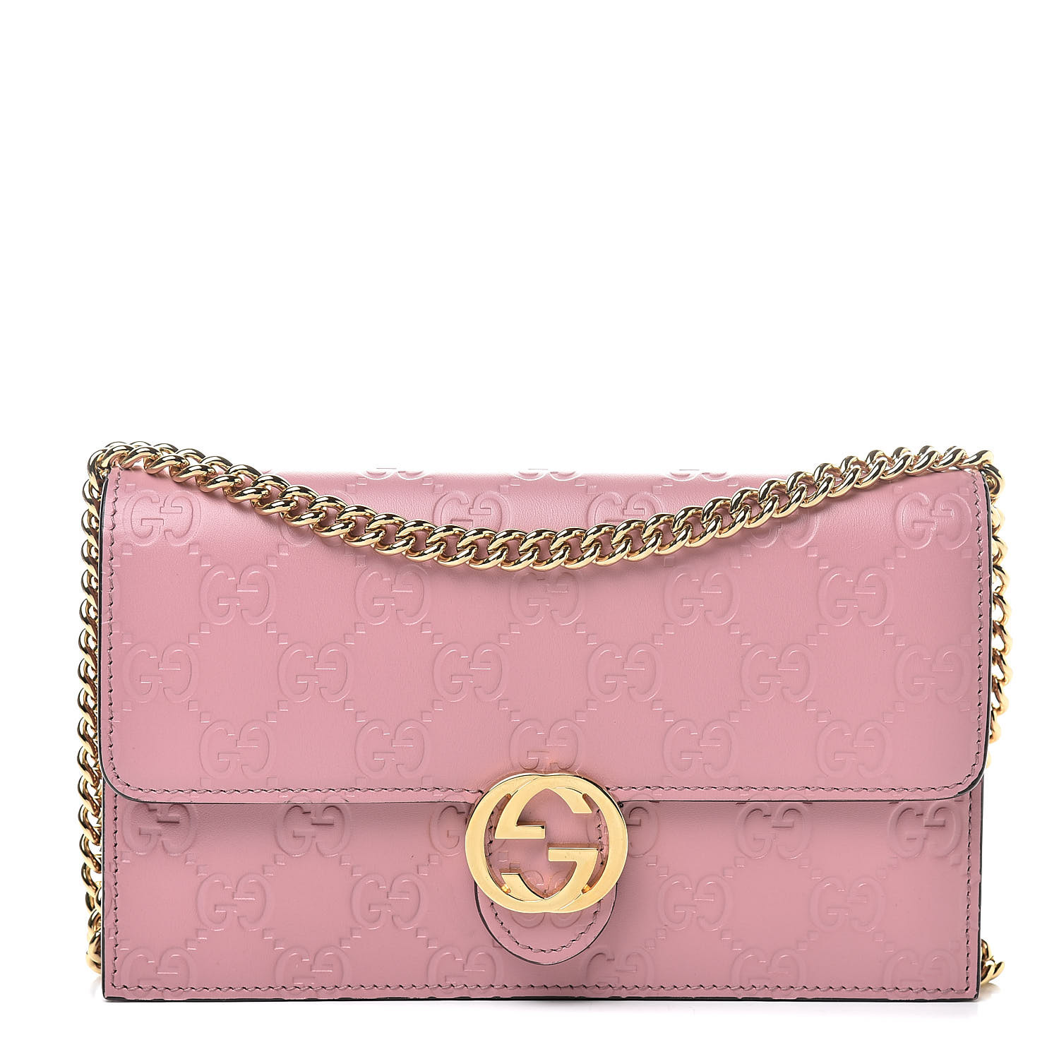 gucci icon chain wallet