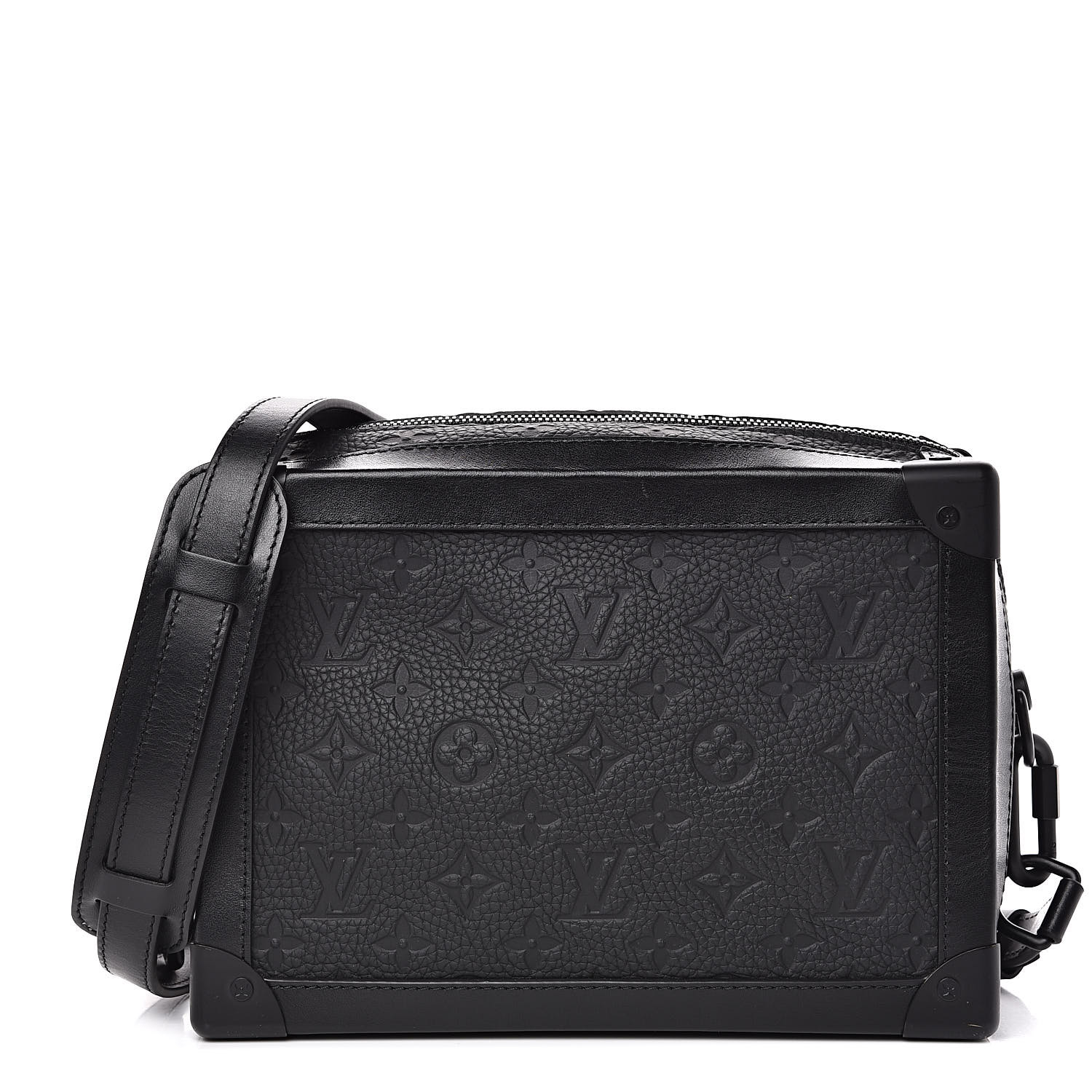 LOUIS VUITTON Taiga Rainbow Mini Soft Trunk Black 410351