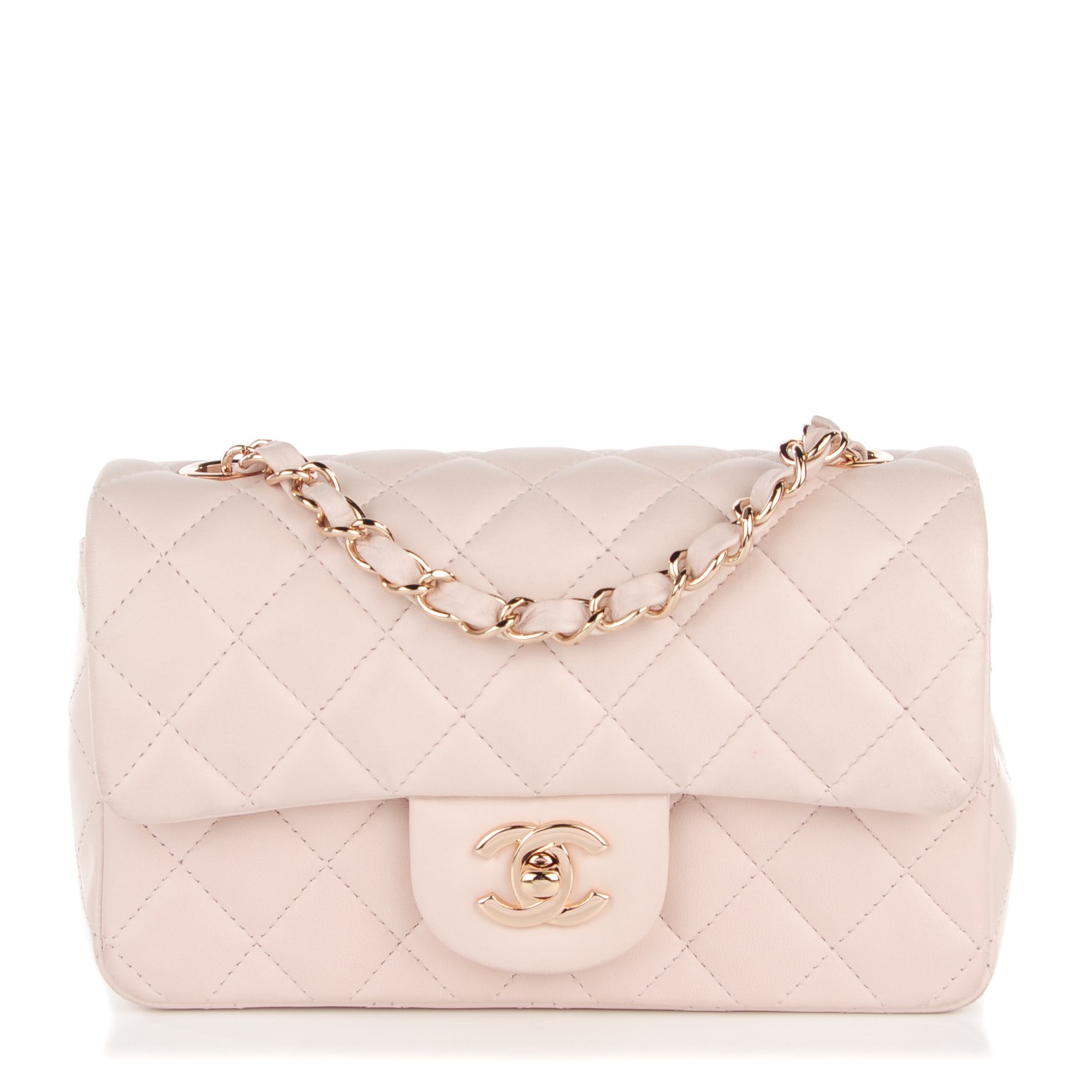 chanel classic flap light pink