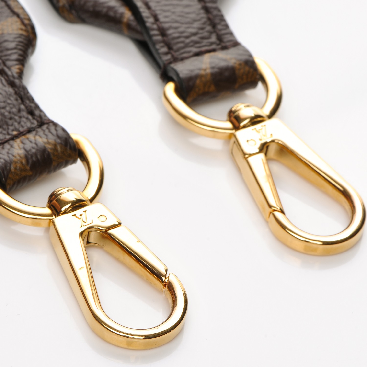 cheap louis vuitton bag strap LOUIS VUITTON Monogram Bandouliere Shoulder Strap Black 202628
