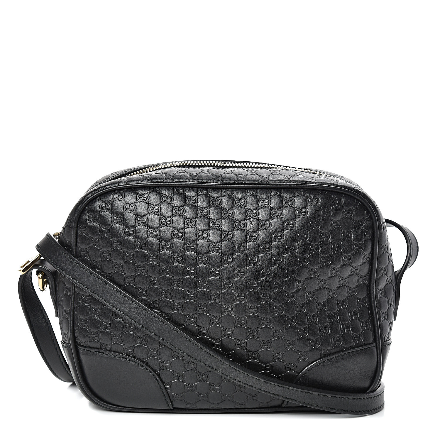 gucci microguccissima mini bree messenger bag black