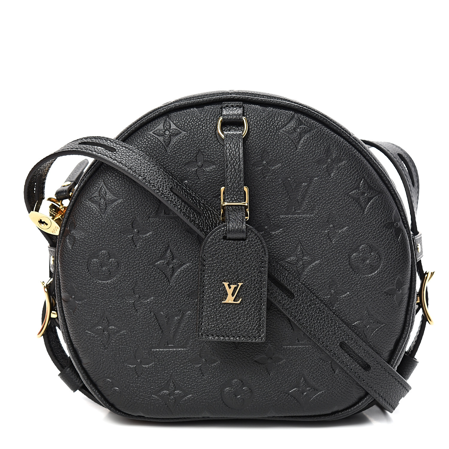 LOUIS VUITTON Empreinte Boite Chapeau Souple MM Black 538773 | FASHIONPHILE