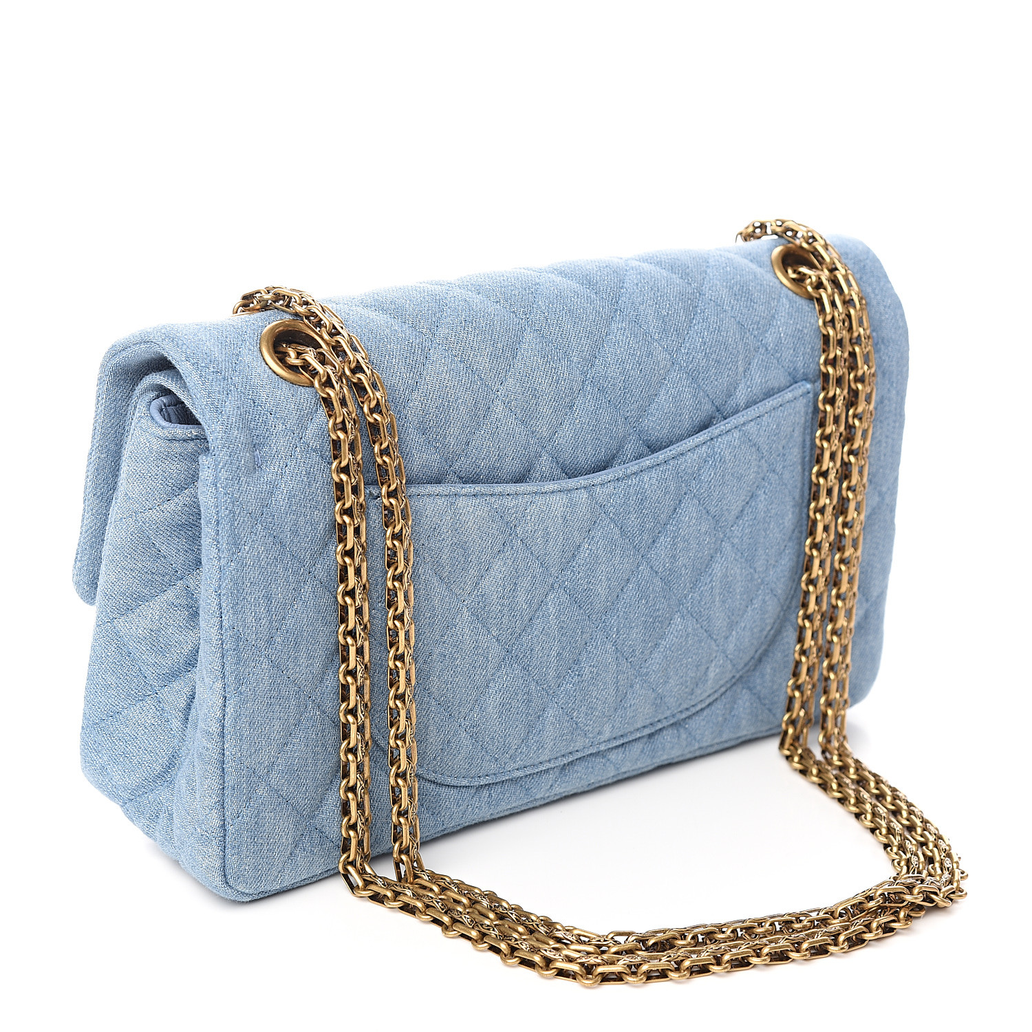 chanel 2.55 denim