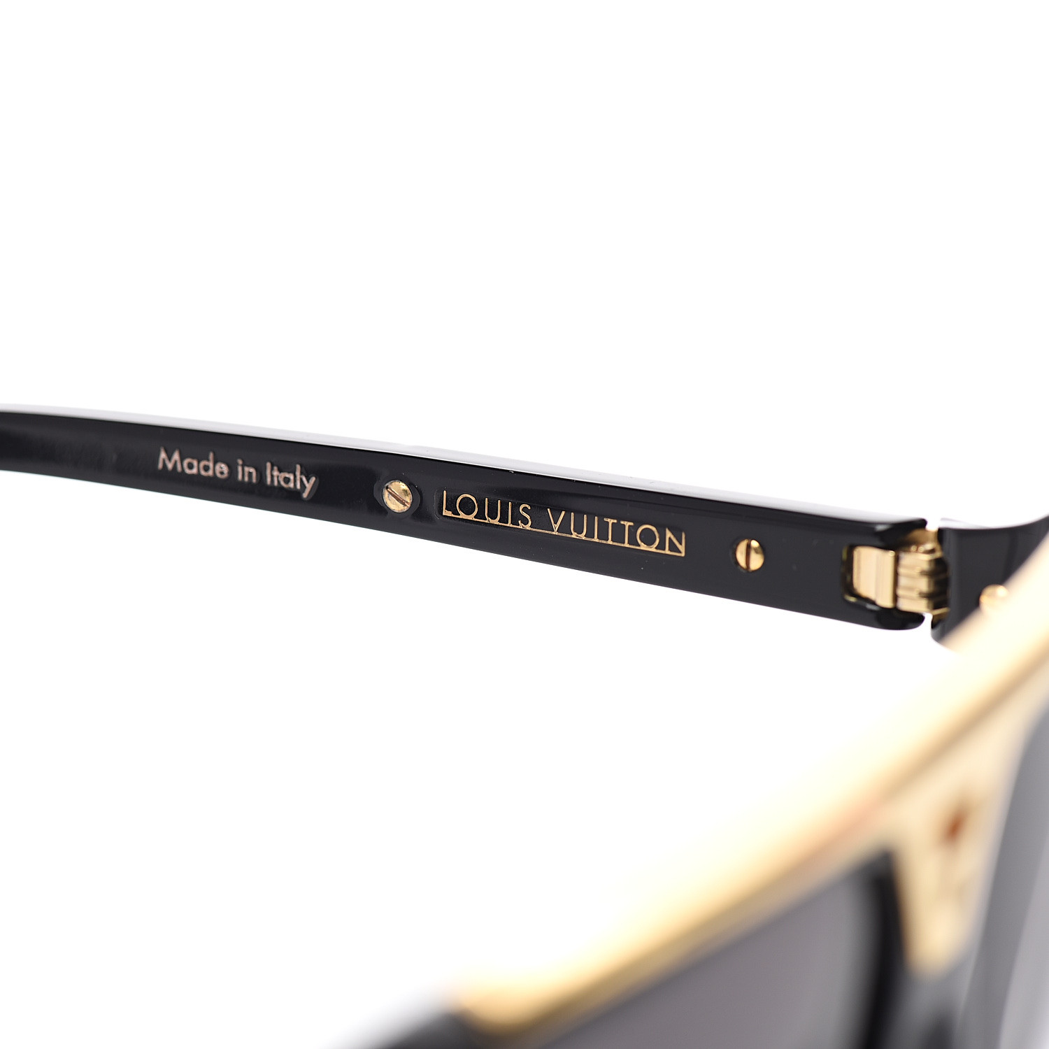 LOUIS VUITTON Evidence Sunglasses Z0350W Black 535121