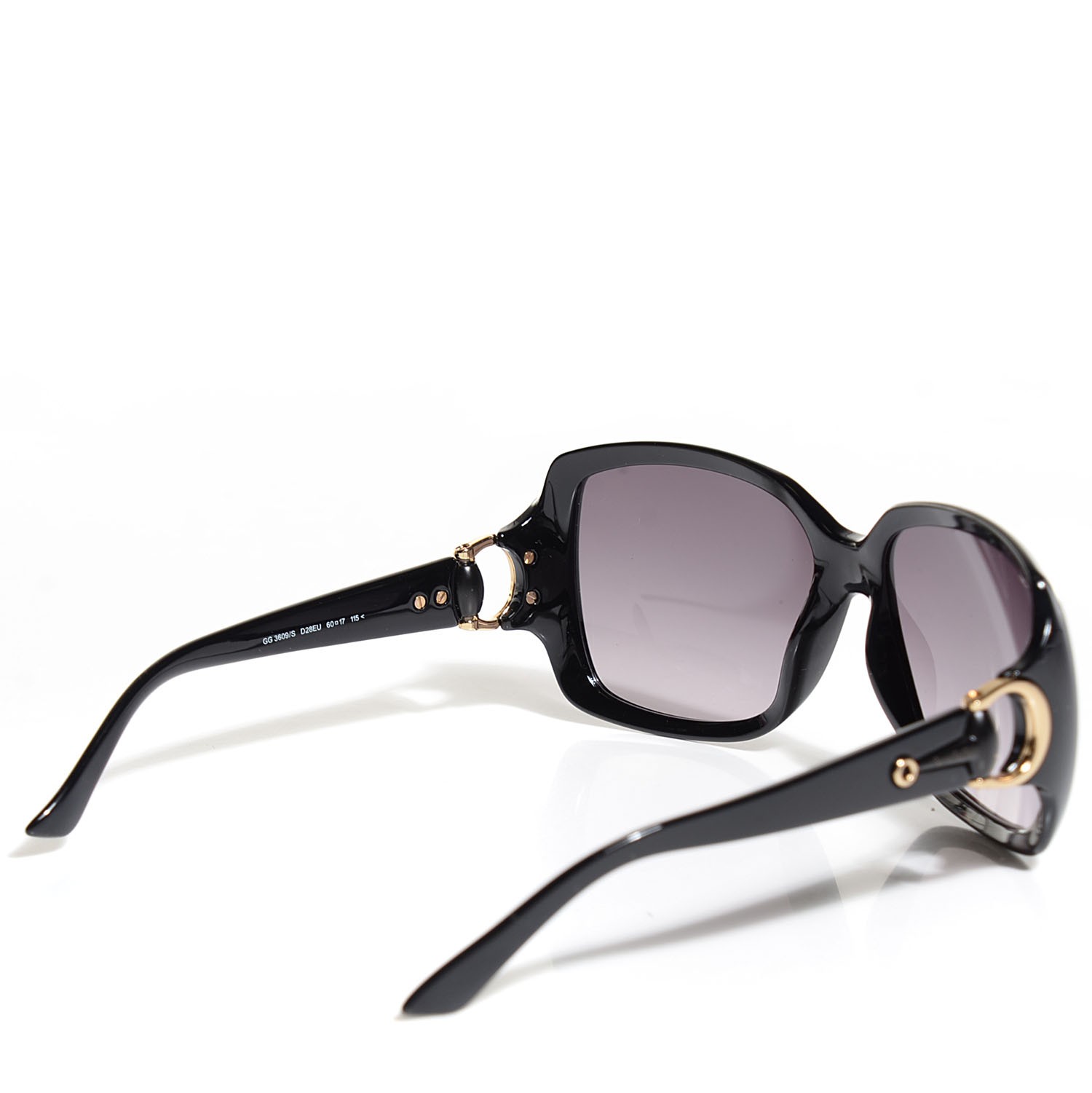 GUCCI Horsebit Sunglasses 3609/S Black 