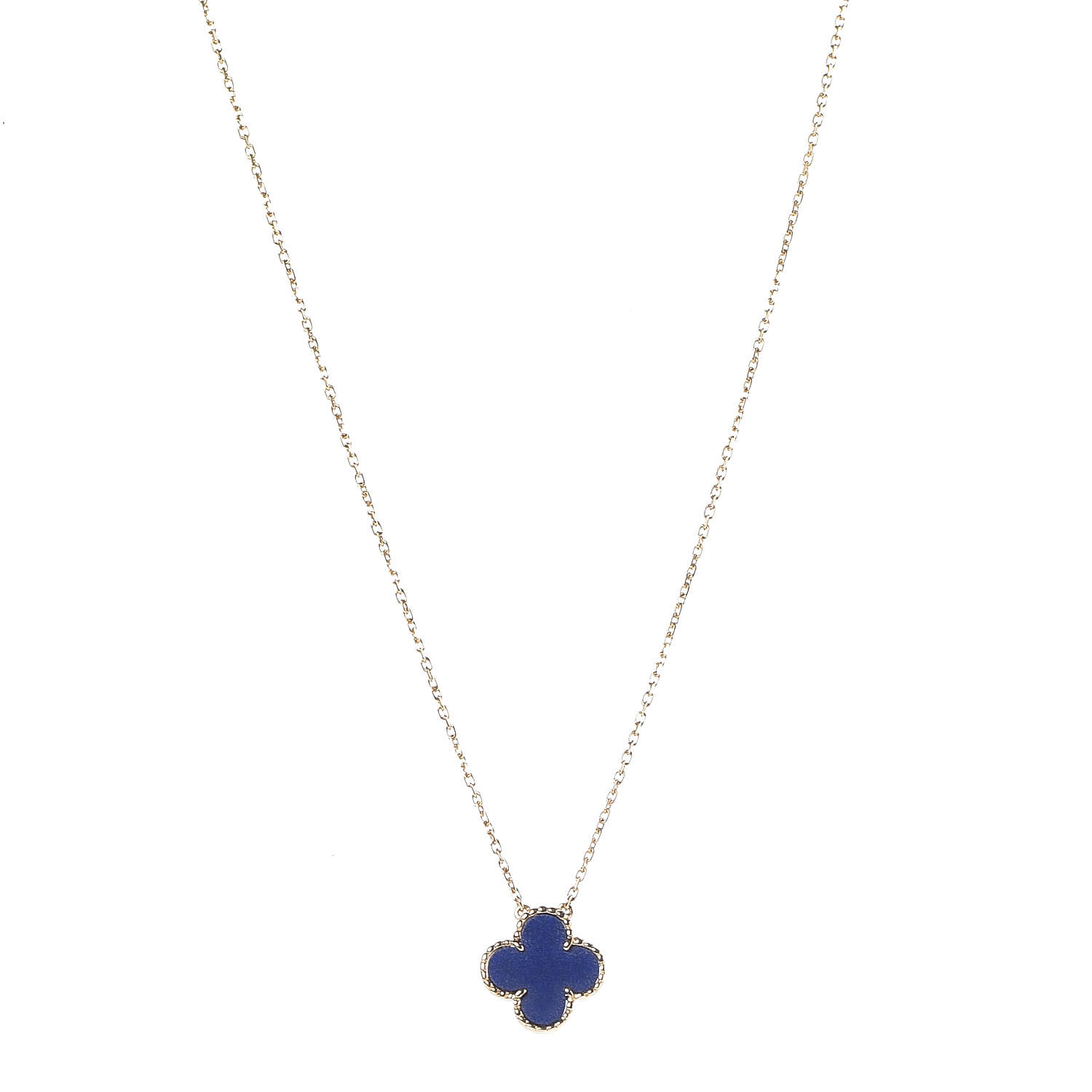 blue van cleef necklace