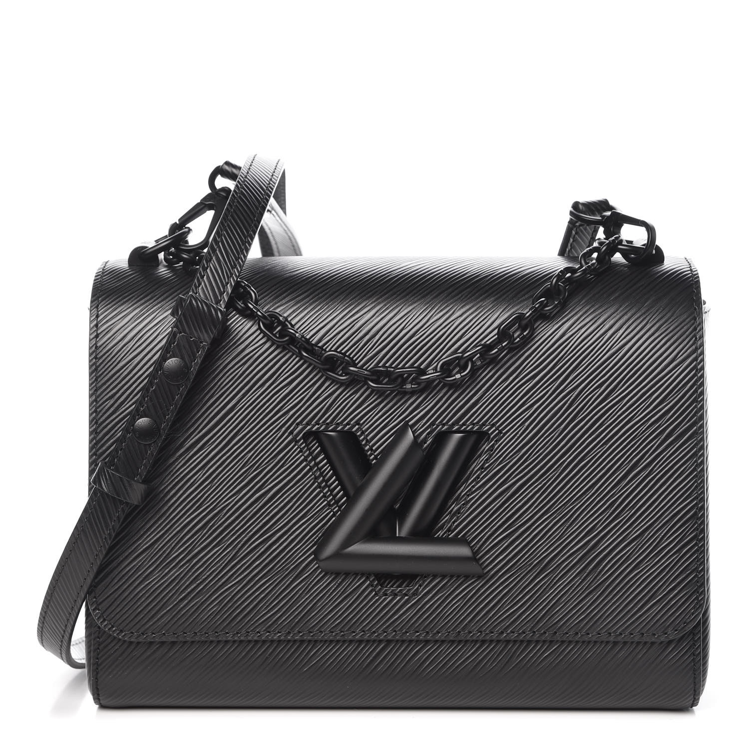 LOUIS VUITTON Epi Twist MM Matte Black 384076