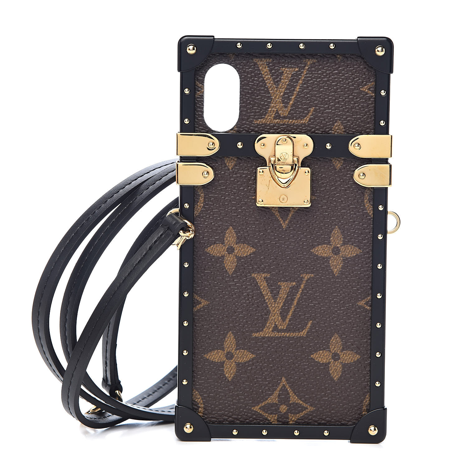 LOUIS VUITTON Monogram Eye-Trunk iPhone X Case 516959