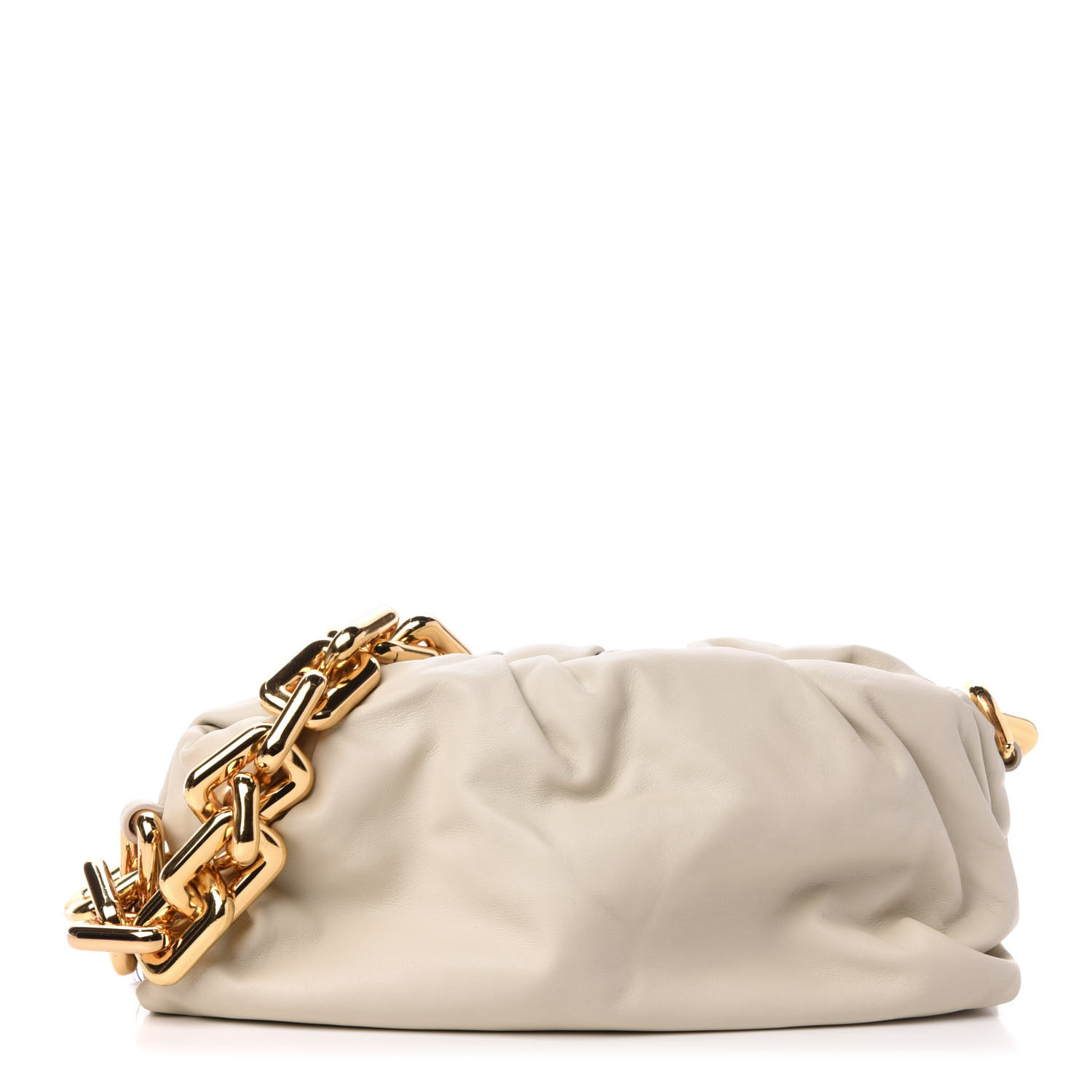 BOTTEGA VENETA Calfskin The Pouch Chain Plaster 695005 | FASHIONPHILE