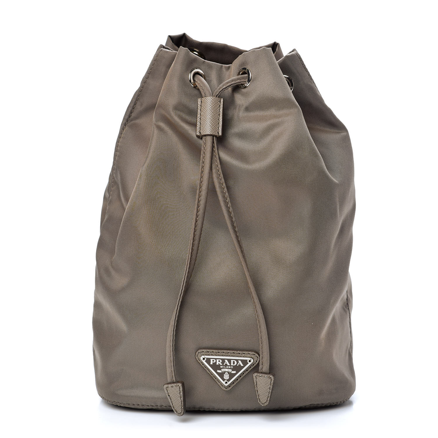 prada nylon drawstring pouch
