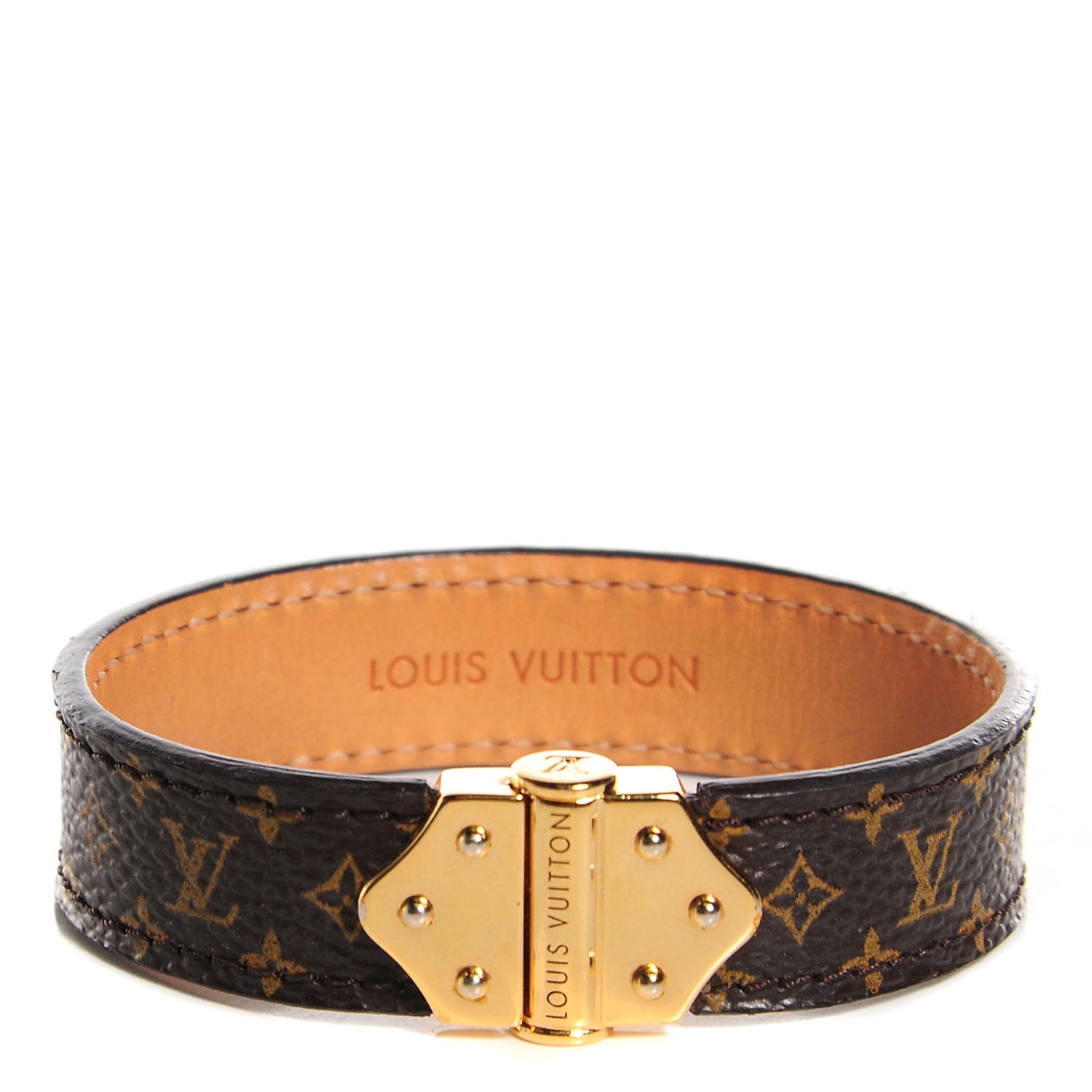LOUIS VUITTON Monogram Nano Bracelet 17 105599