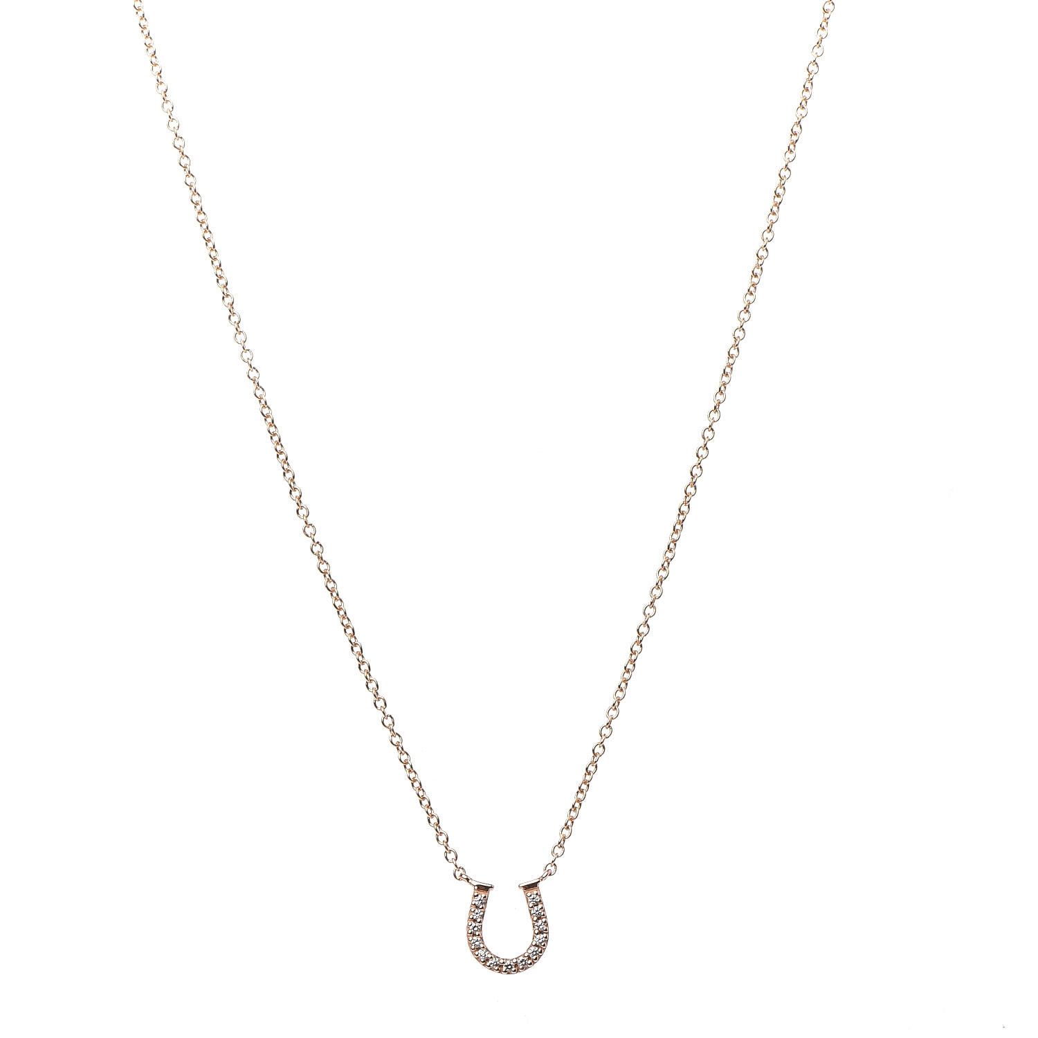 gold horseshoe necklace tiffany