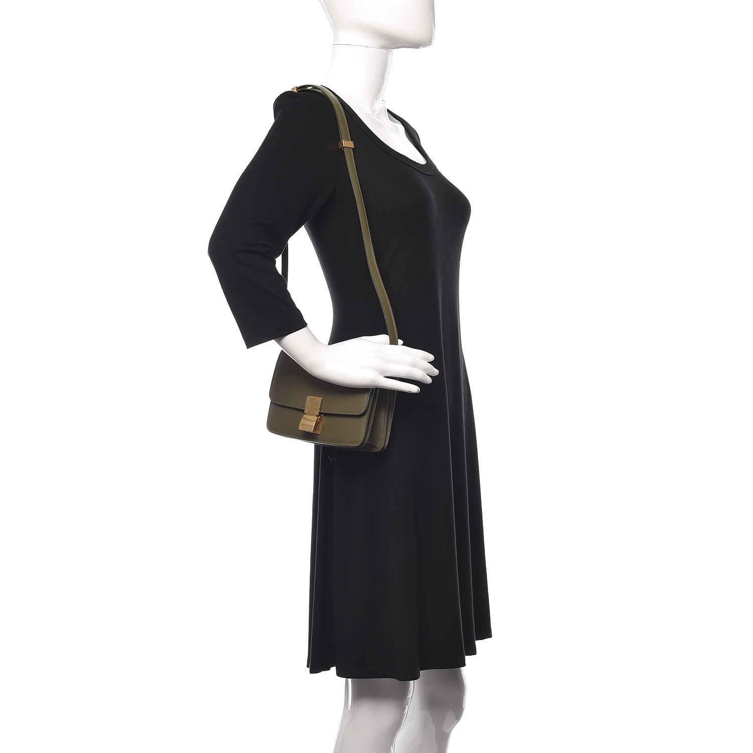 celine small classic bag in box calfskin