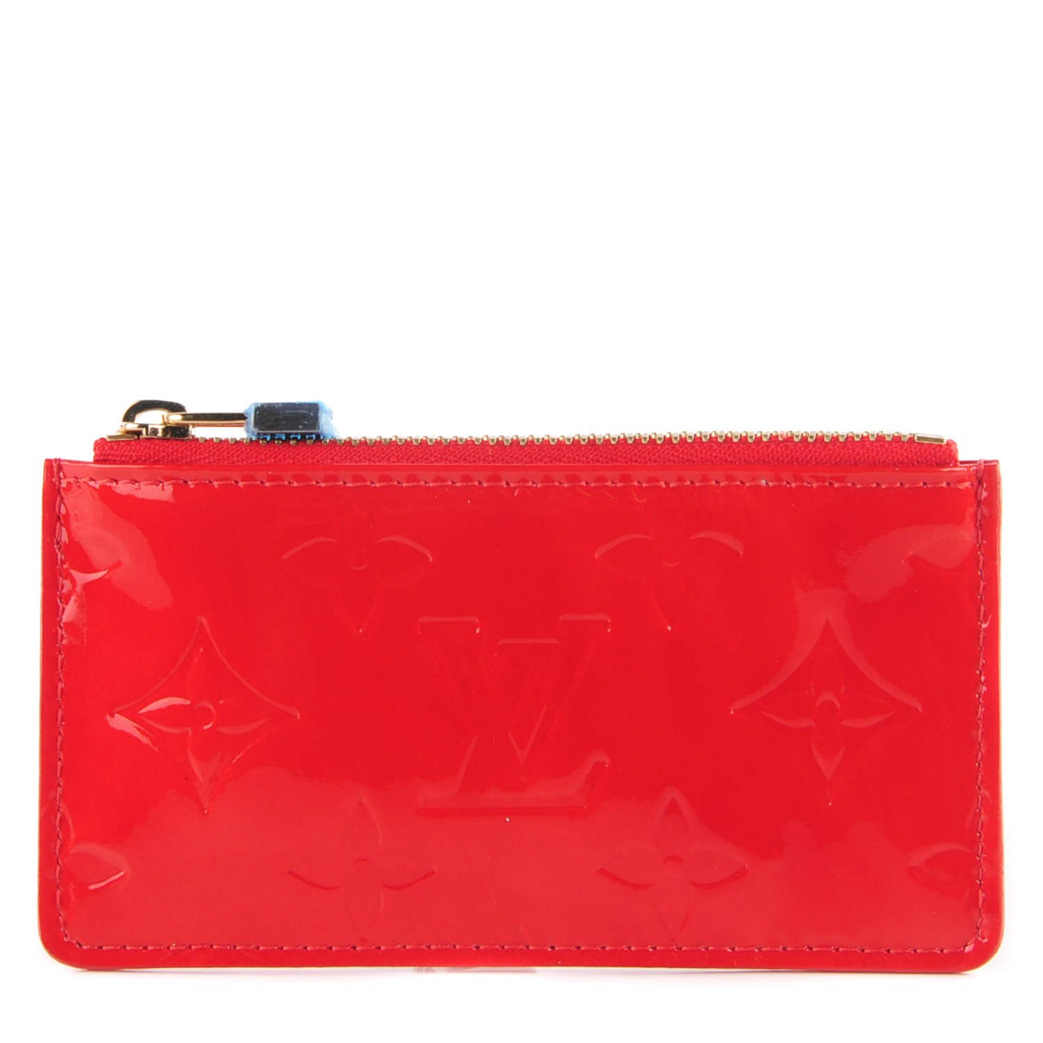 LOUIS VUITTON Vernis Key Pouch Rouge Red 114835